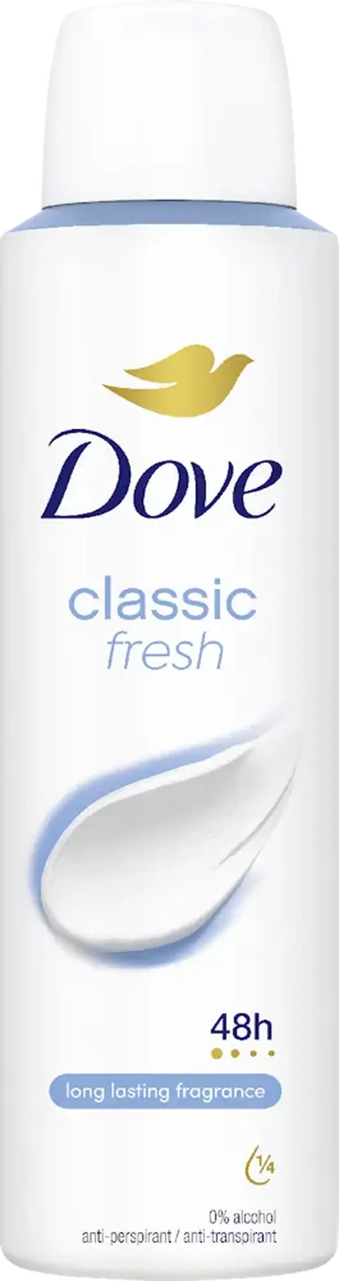 DEO DOVE 150ml classic fresh