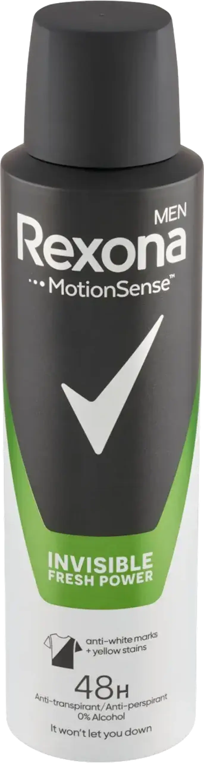 DEO SPRAY REXONA men 150ml invisible fresh power