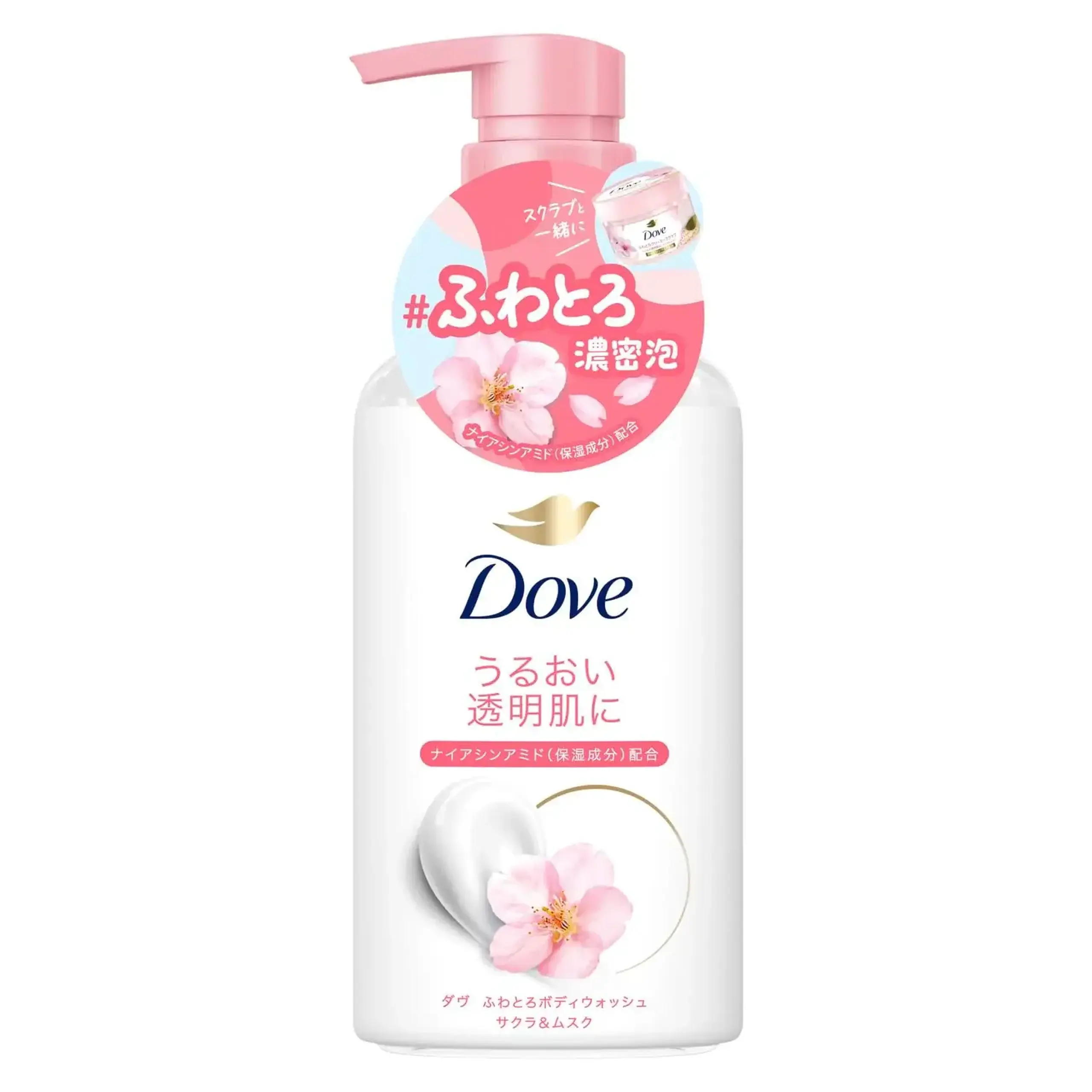 Dove gel de dus 450ml SAKURA/12
