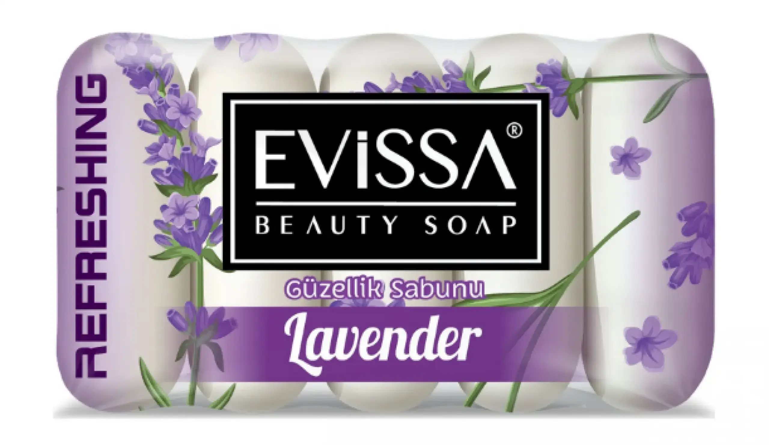 Evissa sapun 5*55gr lavander/20