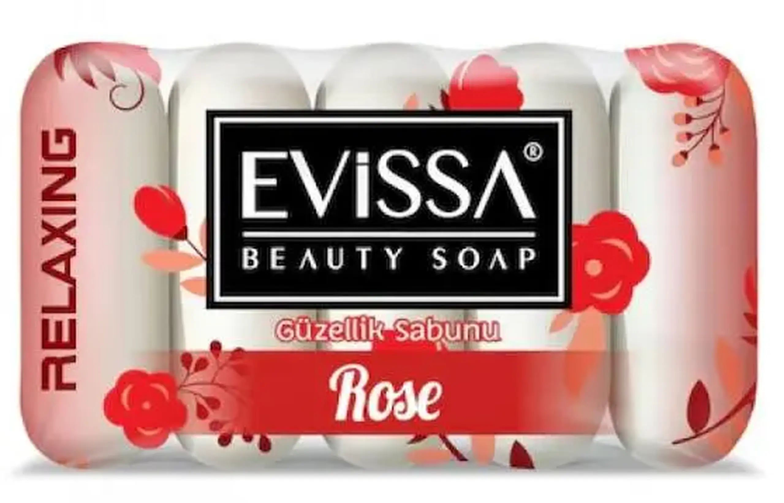 Evissa sapun 5*55gr rose/20