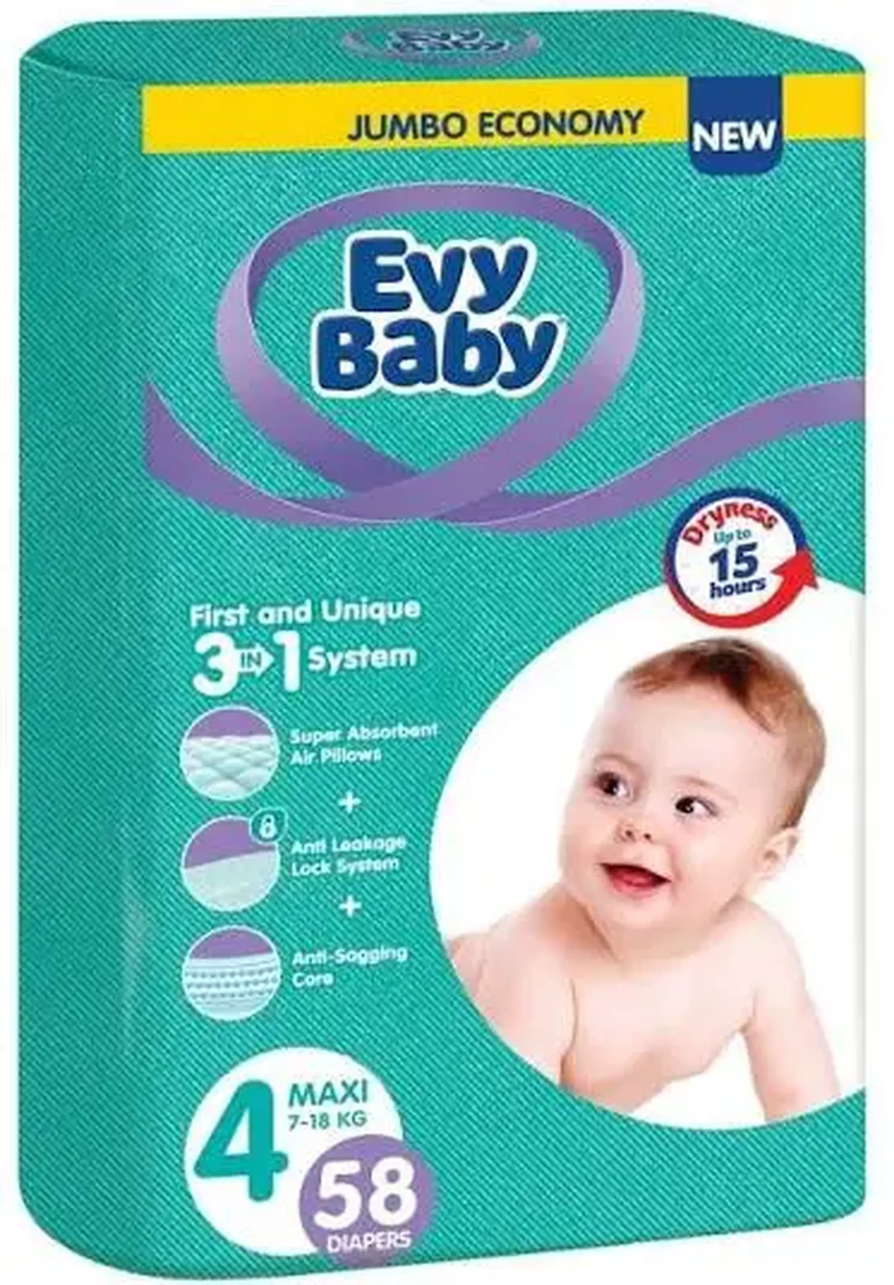 Evy baby Jumbo 4 (7-18) 58buc.