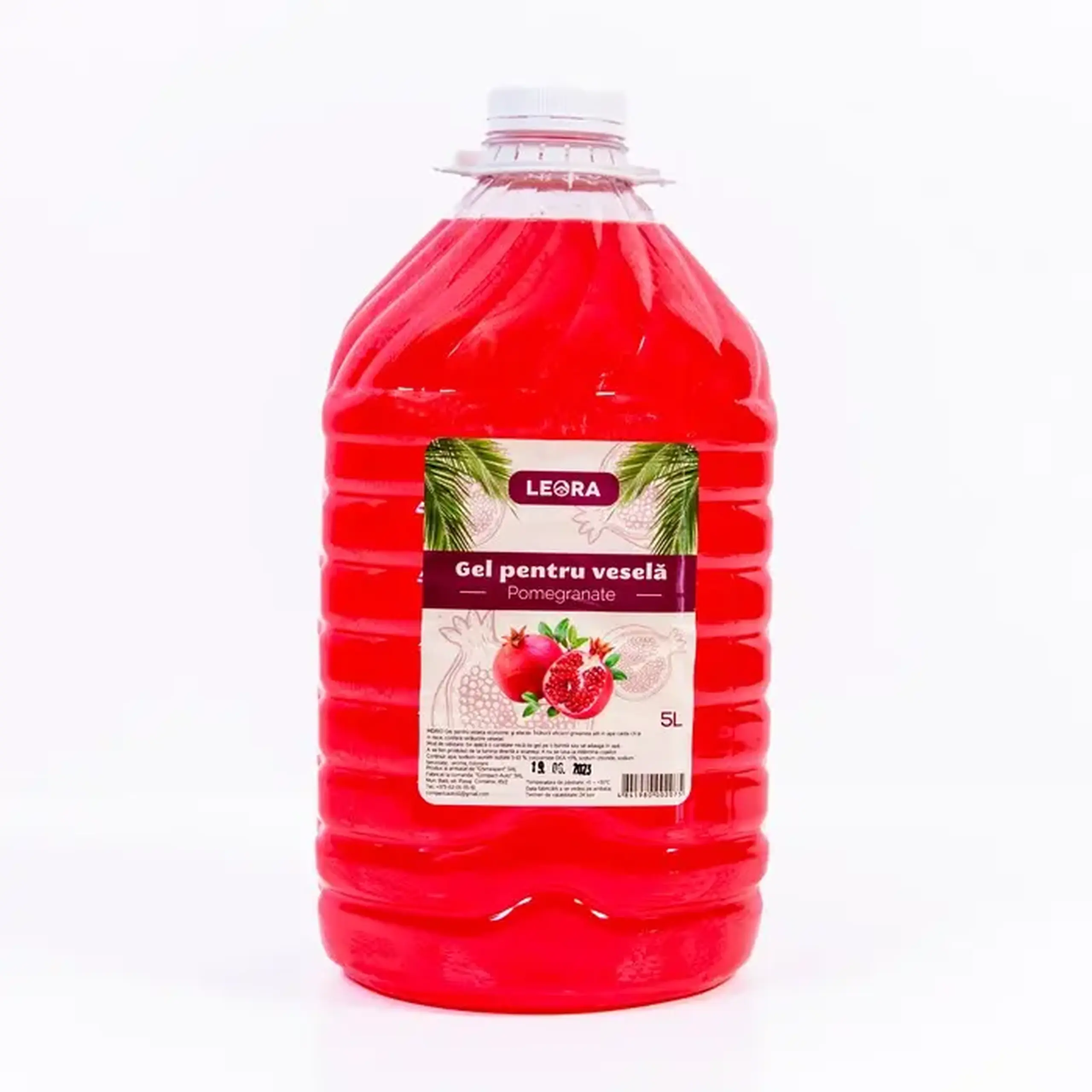 Leora gel vase 5l granat