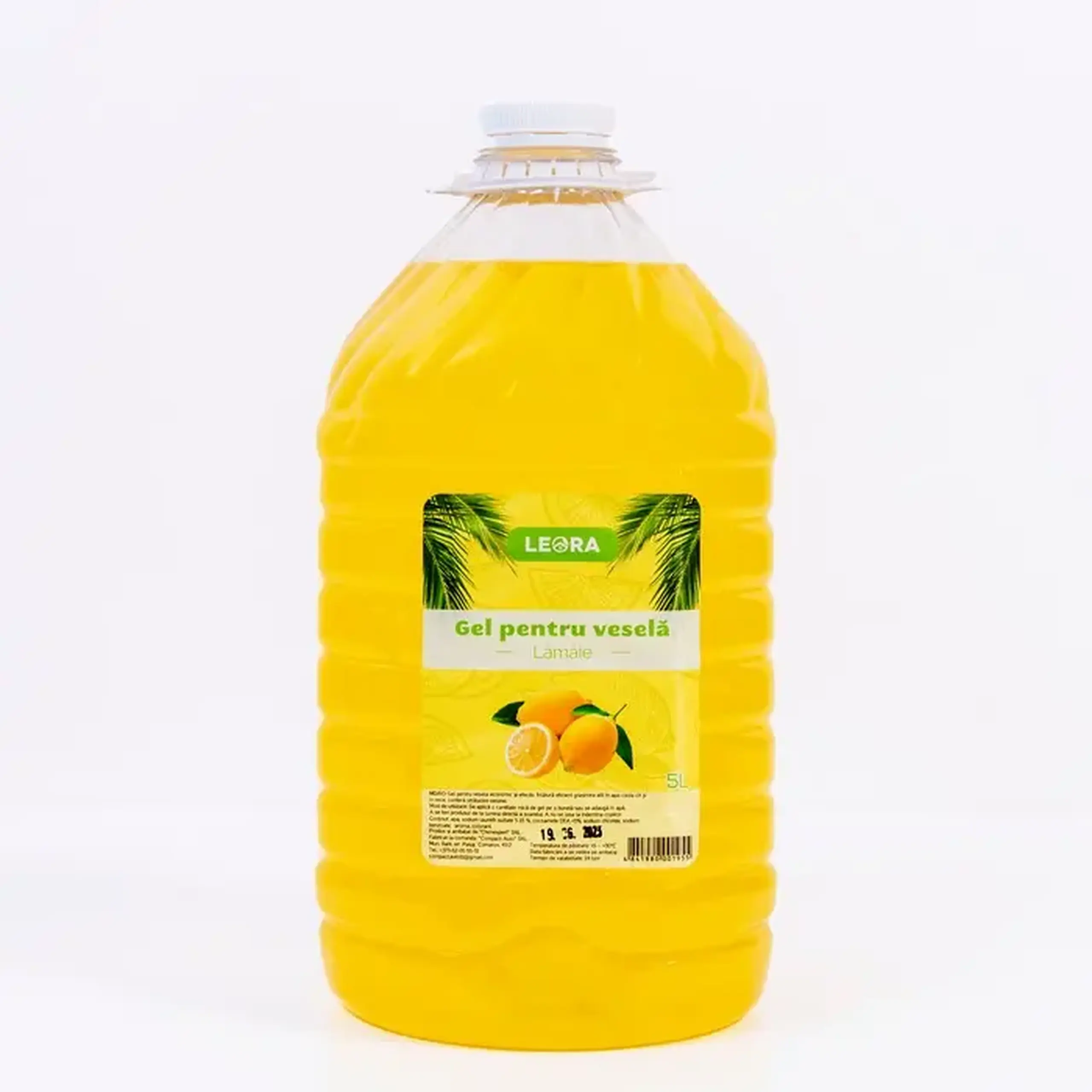 Leora gel vase 5l lemon