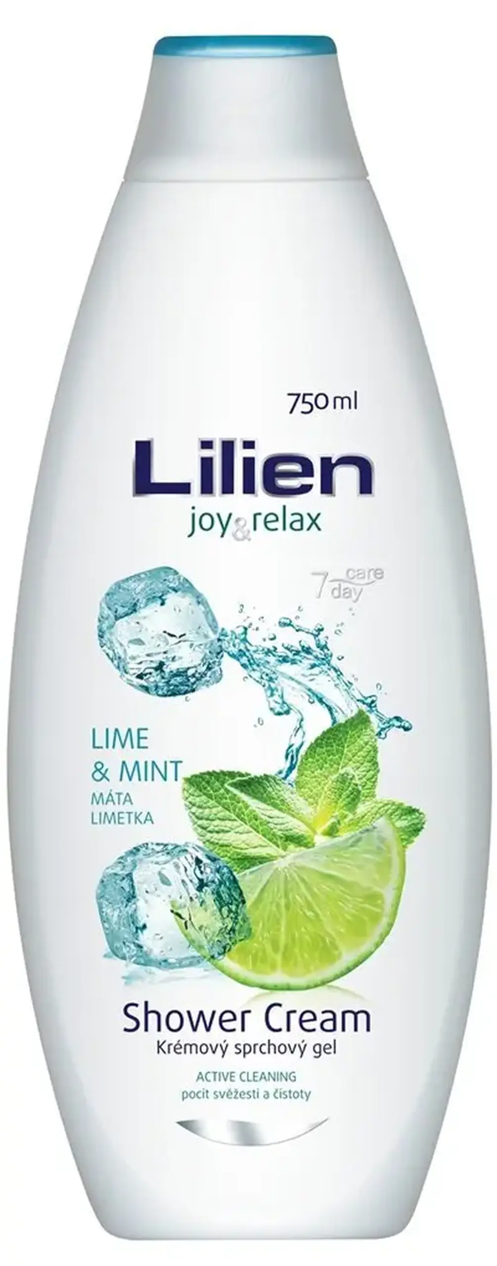 Lilien gel cu crema de dus Mint Lime&Ice 750ml