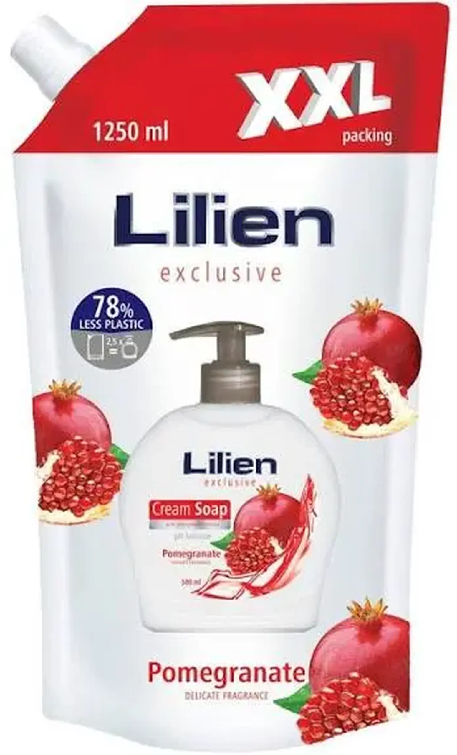 Lilien lichid sapun DOYPACK pomegranat 1250ml