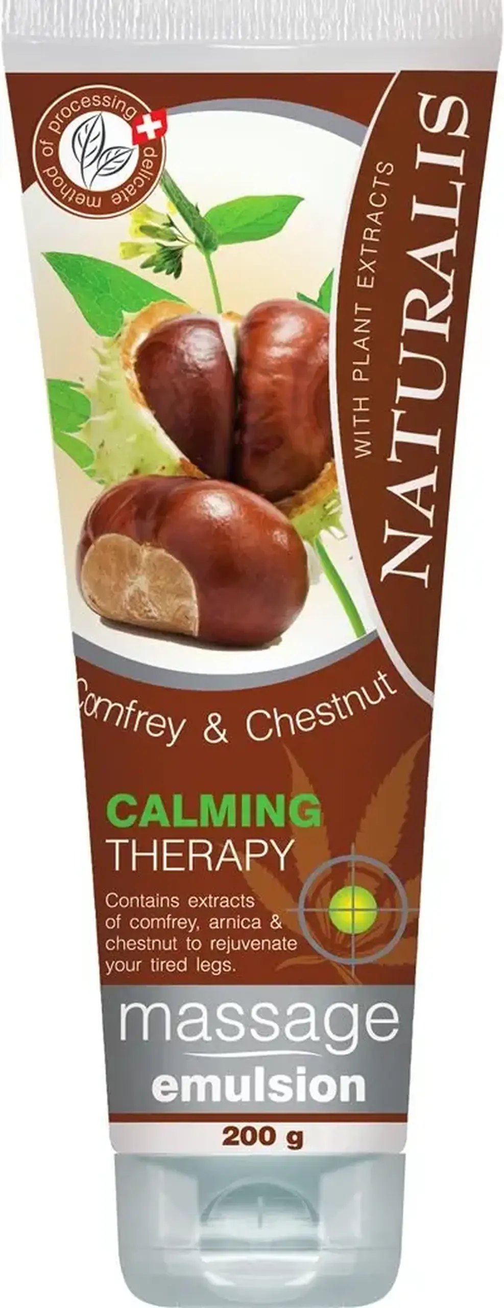 Naturalis massage emulsion comfrey&chestnut 200g
