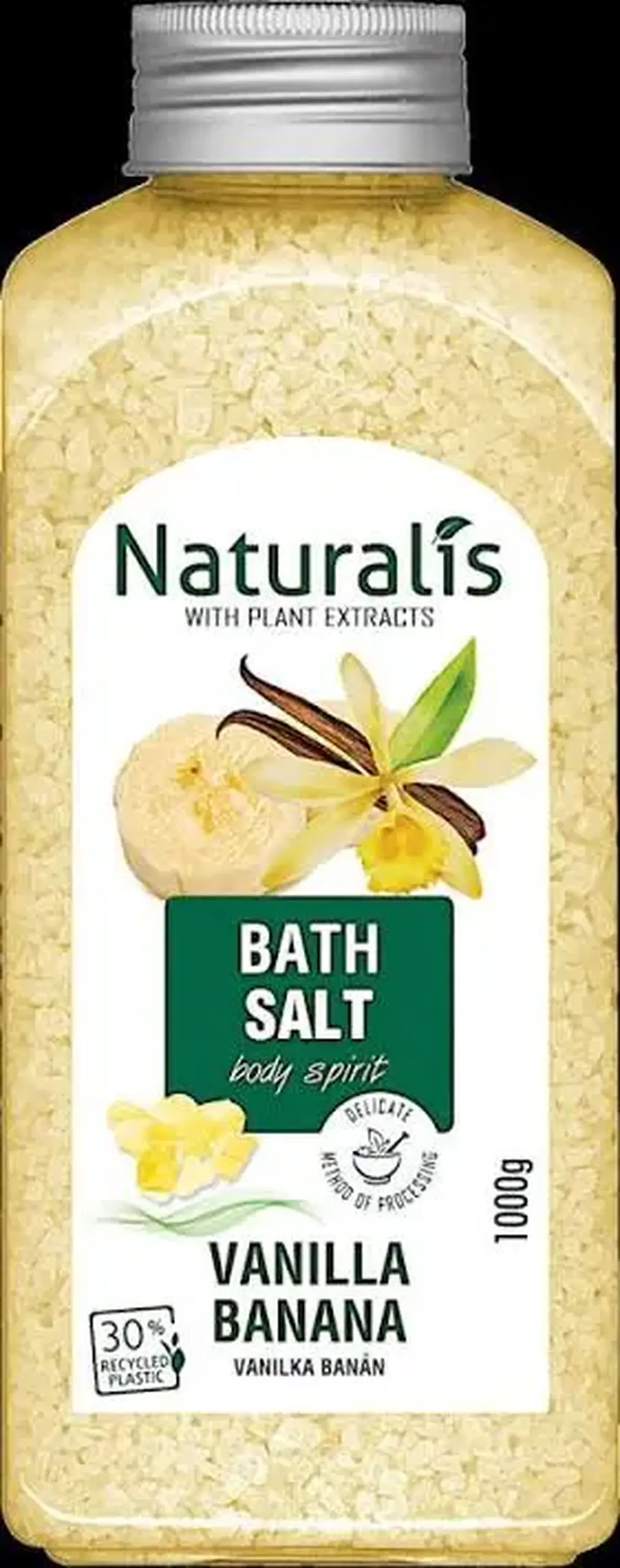 Naturalis sare de baie vanilla&banana 1000 g