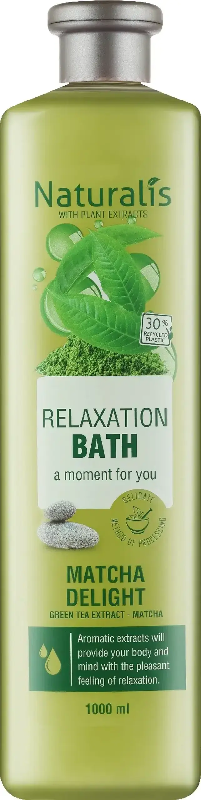 Naturalis Spuma de baie Matcha Delight 1000 ml