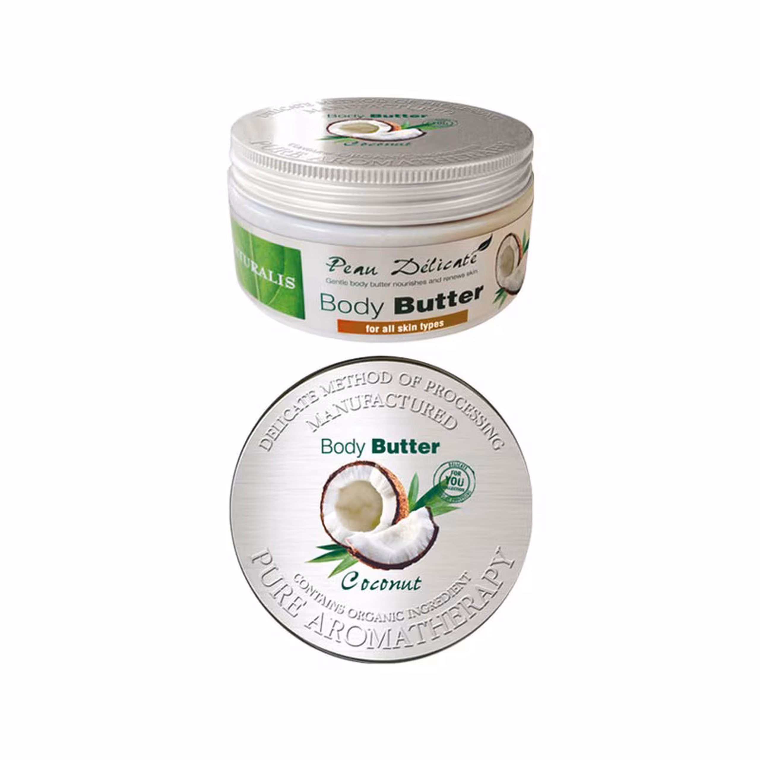 Naturalis unt pentru corp Coconut 300 ml