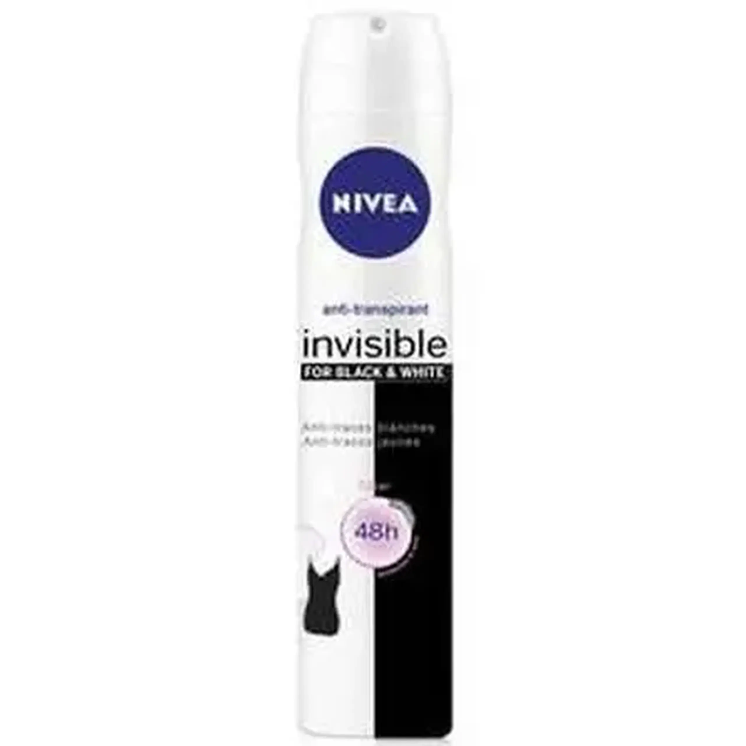 NIVEA Spray B&W Clear Fem 200 ml