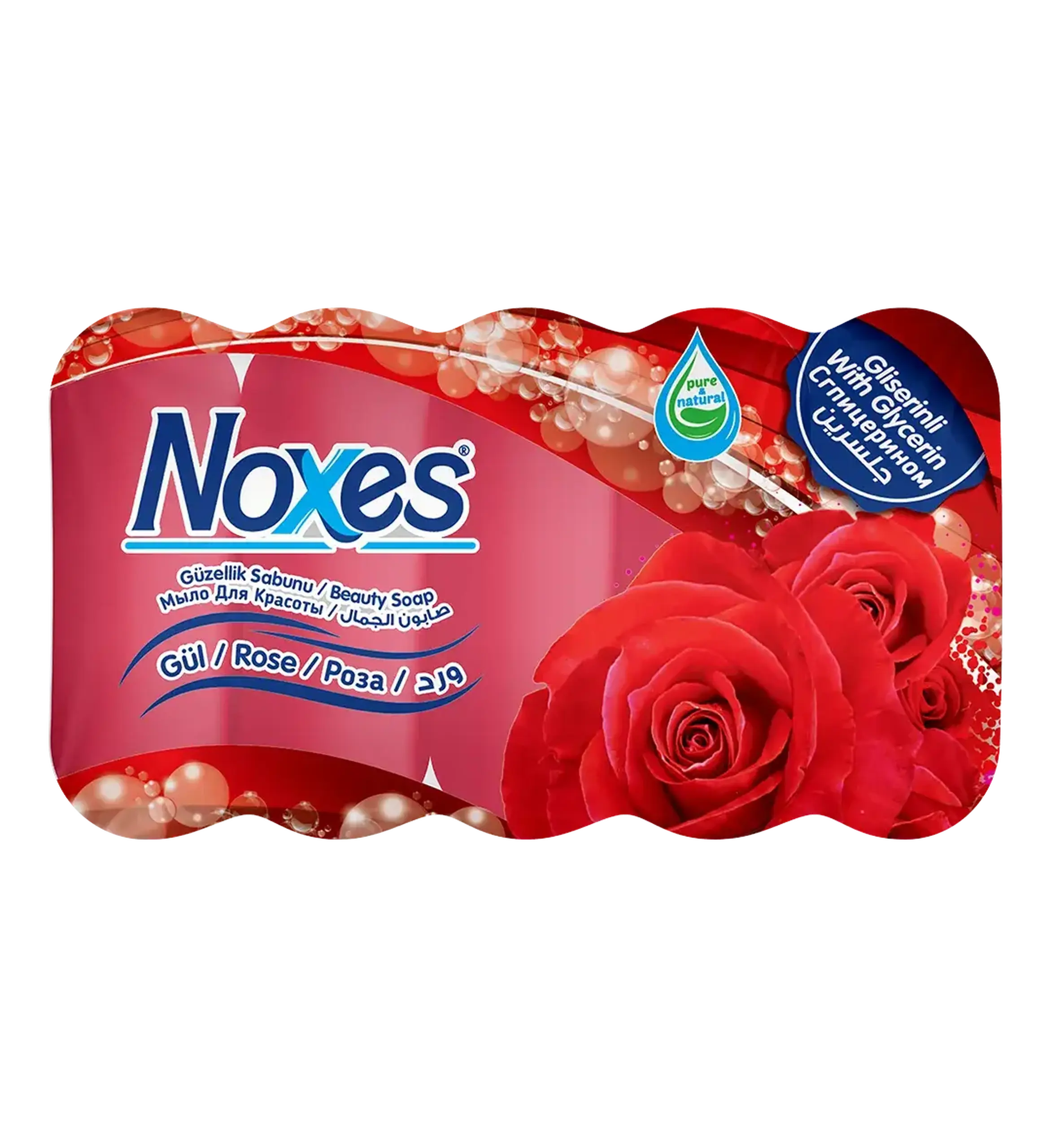 Noxes sapun 4*75 ecopack rose/24