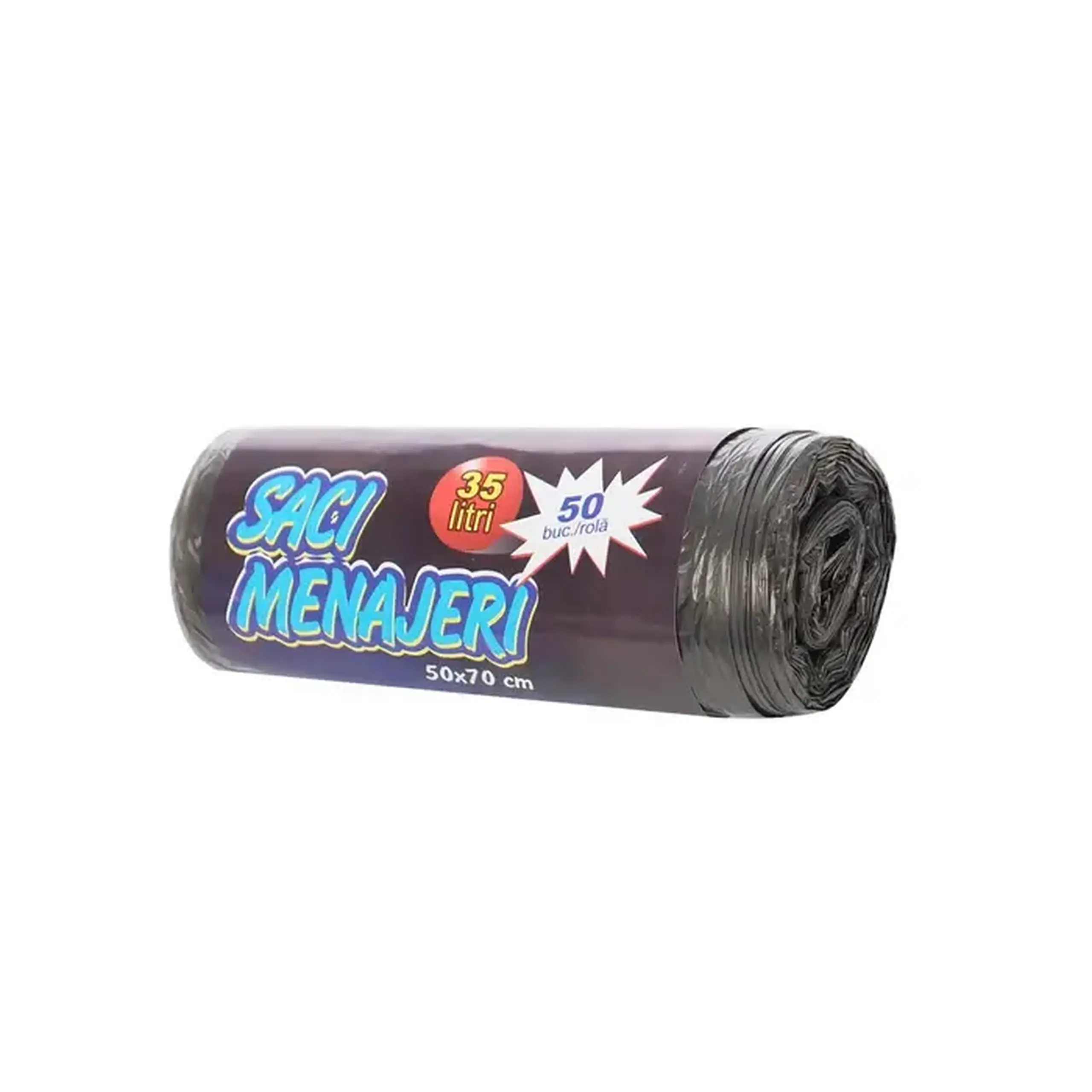 SacI MENAJ 35l 50buc ECO BLACK/50