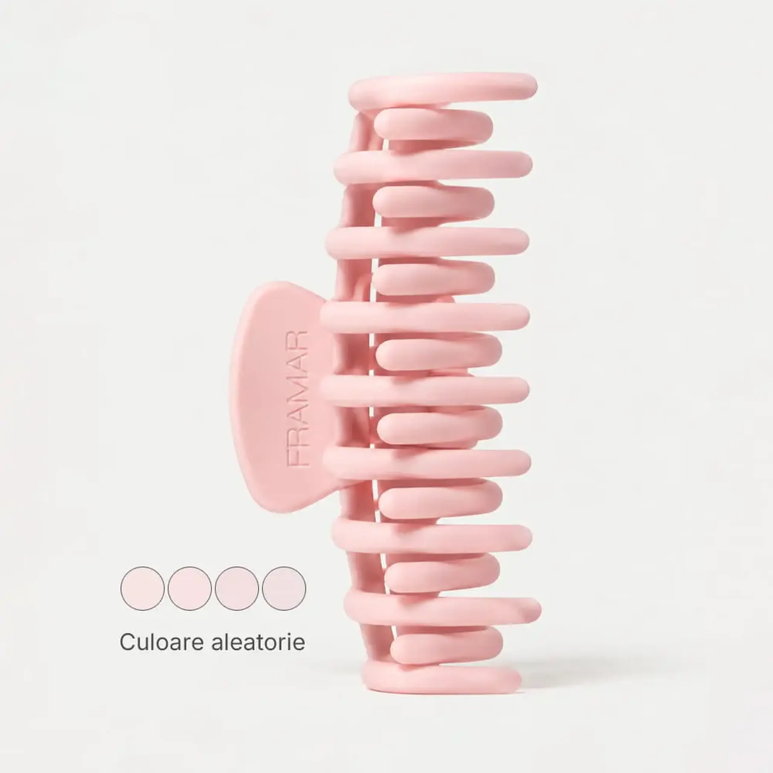 Clești mari pentru păr Framar Claw Clips Blush 1 pcs