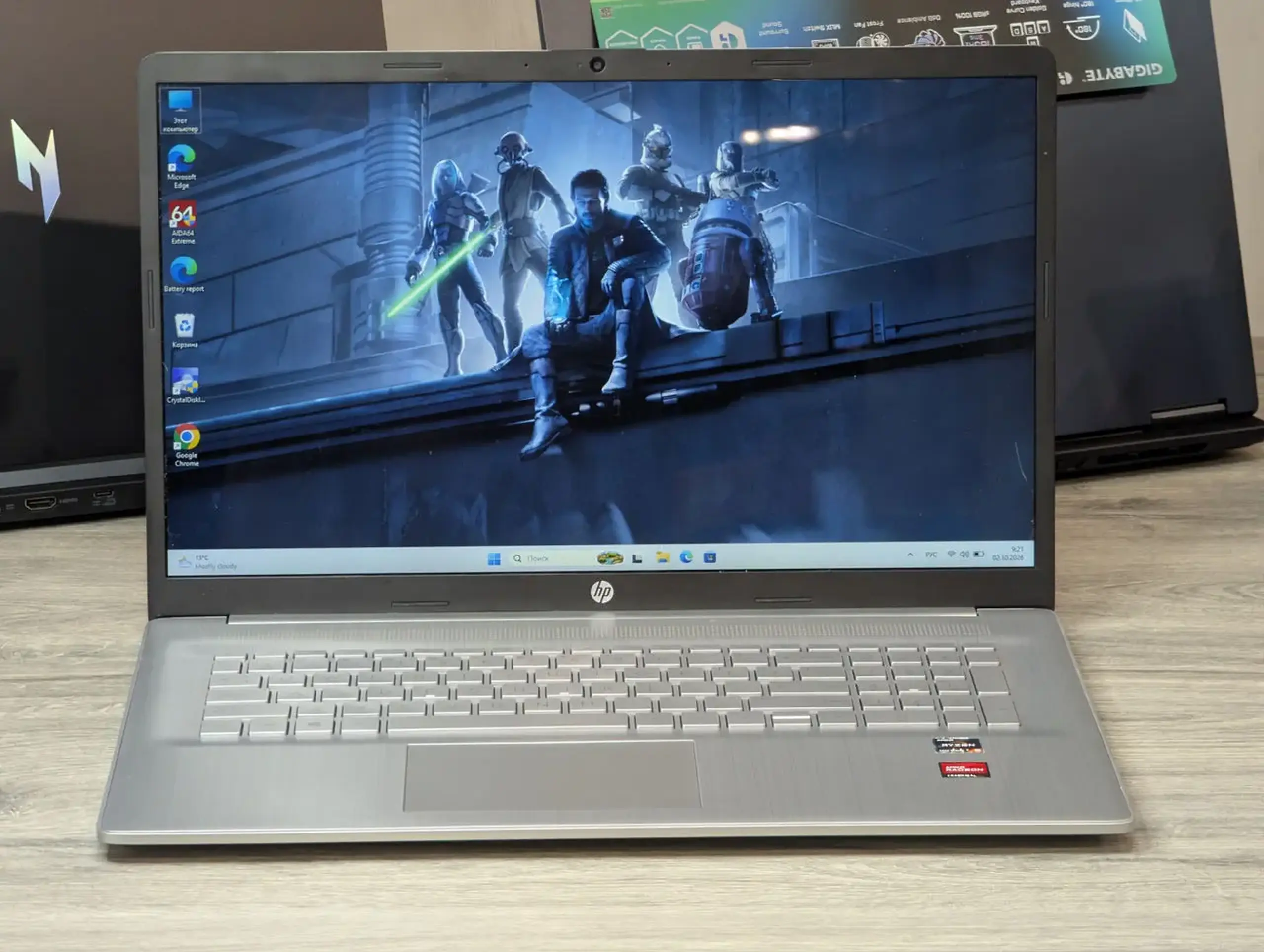 HP Laptop 17-cp0xxx | AMD Ryzen 5 5500U | 12GB | 256GB SSD + 1TB HDD | 17.3" HD+