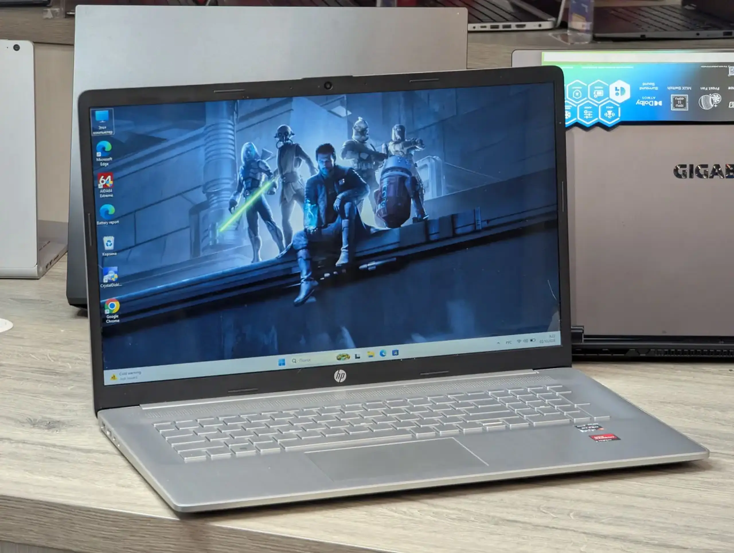 HP Laptop 17-cp0xxx | AMD Ryzen 5 5500U | 12GB | 256GB SSD + 1TB HDD | 17.3" HD+