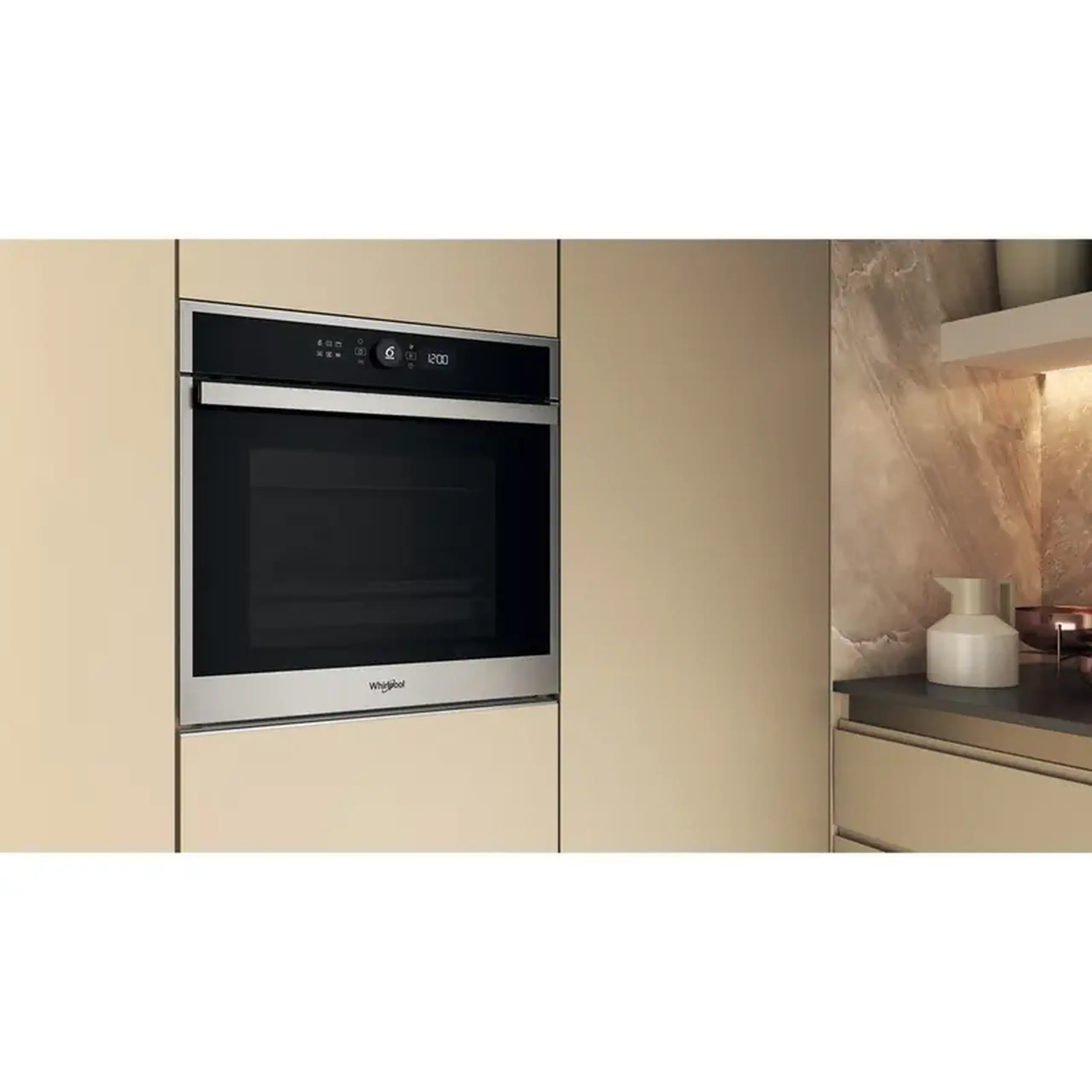 Cuptor Electric Whirlpool WOI4S8PM1SXA, Oțel inoxidabil