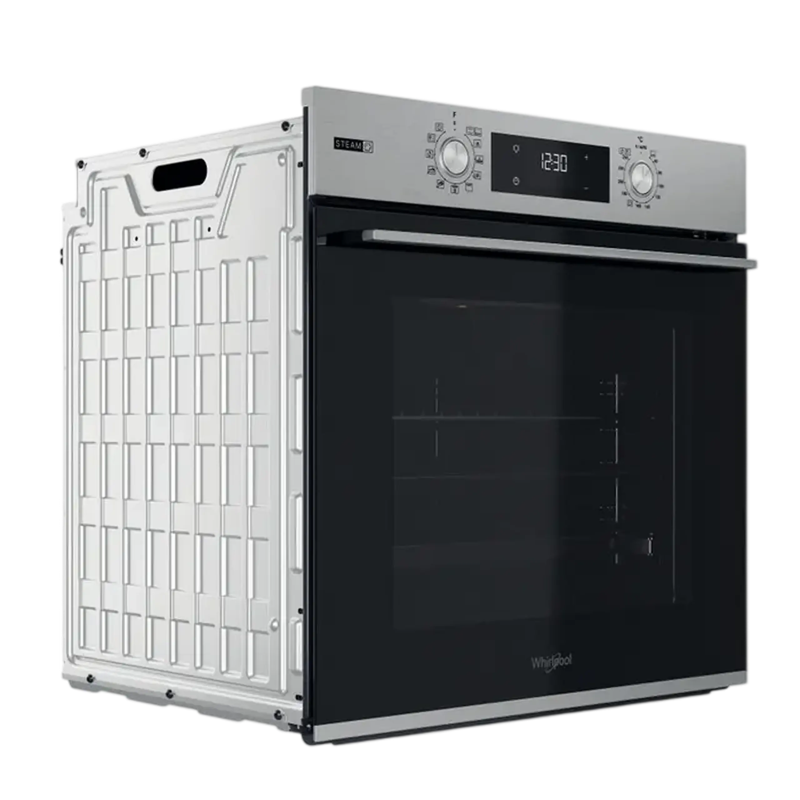Cuptor Electric Whirlpool OMSK58RU1SX, Oțel inoxidabil