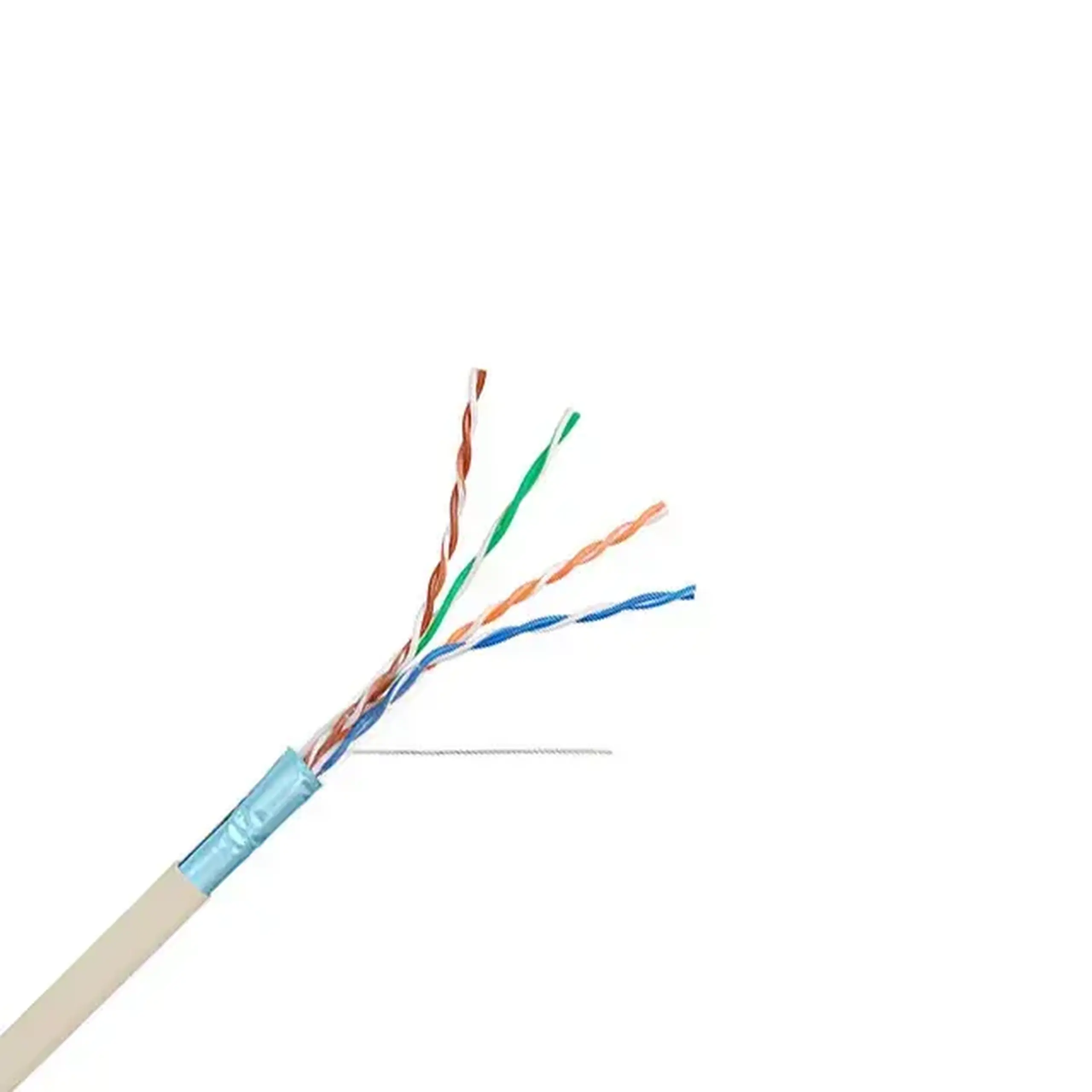 Cablu CAT6FTP 8 * Alb Cupru TSV