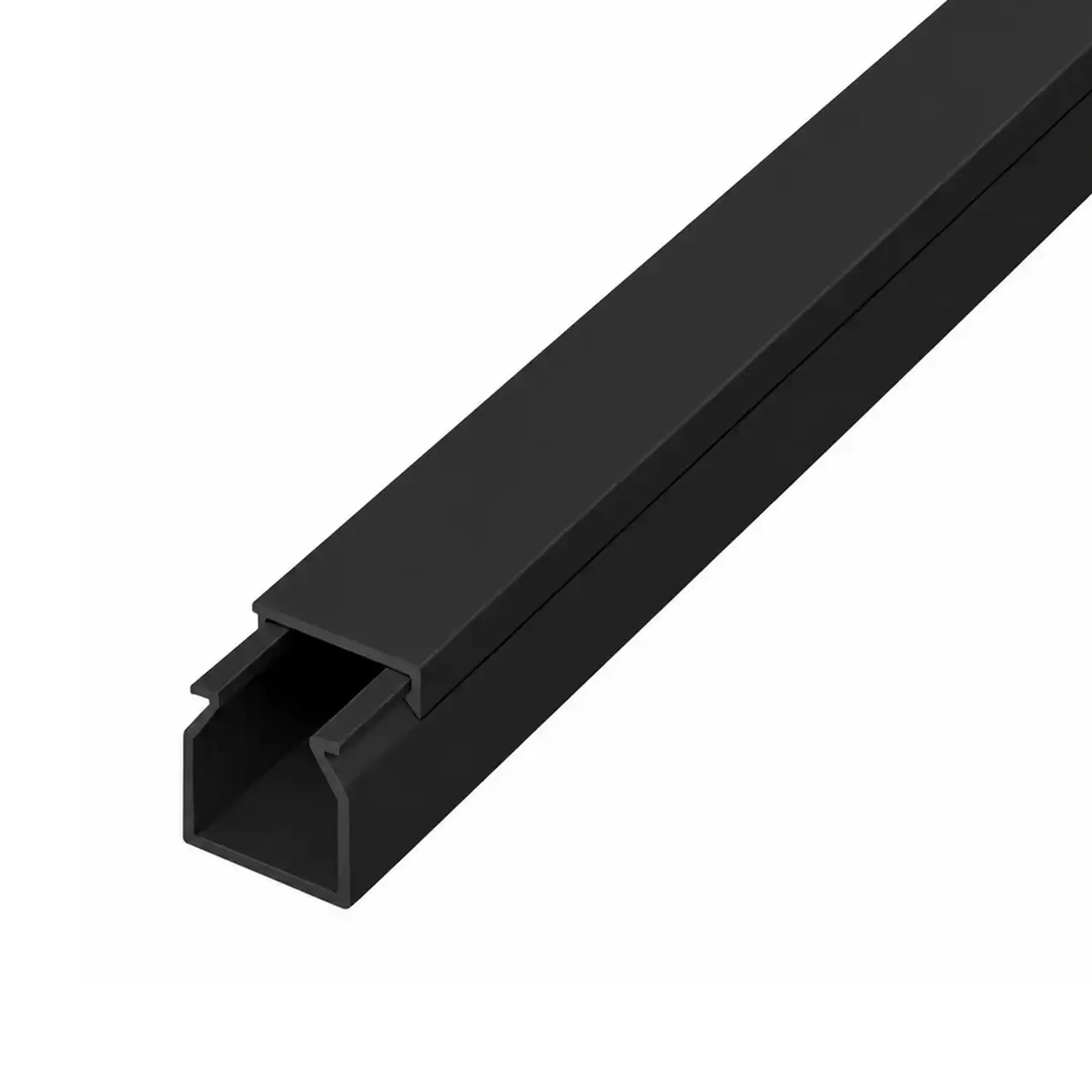 Canal cablu 2000 x 16 x 16 mm PVC Negru