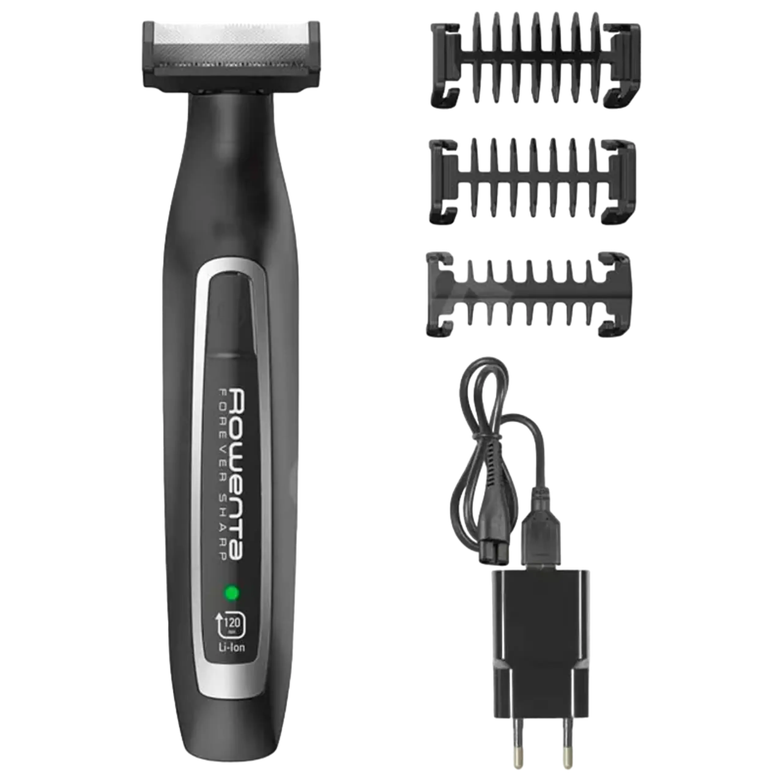 Trimmer pentru bărbați Rowenta Forever Sharp TN6000F5, Negru