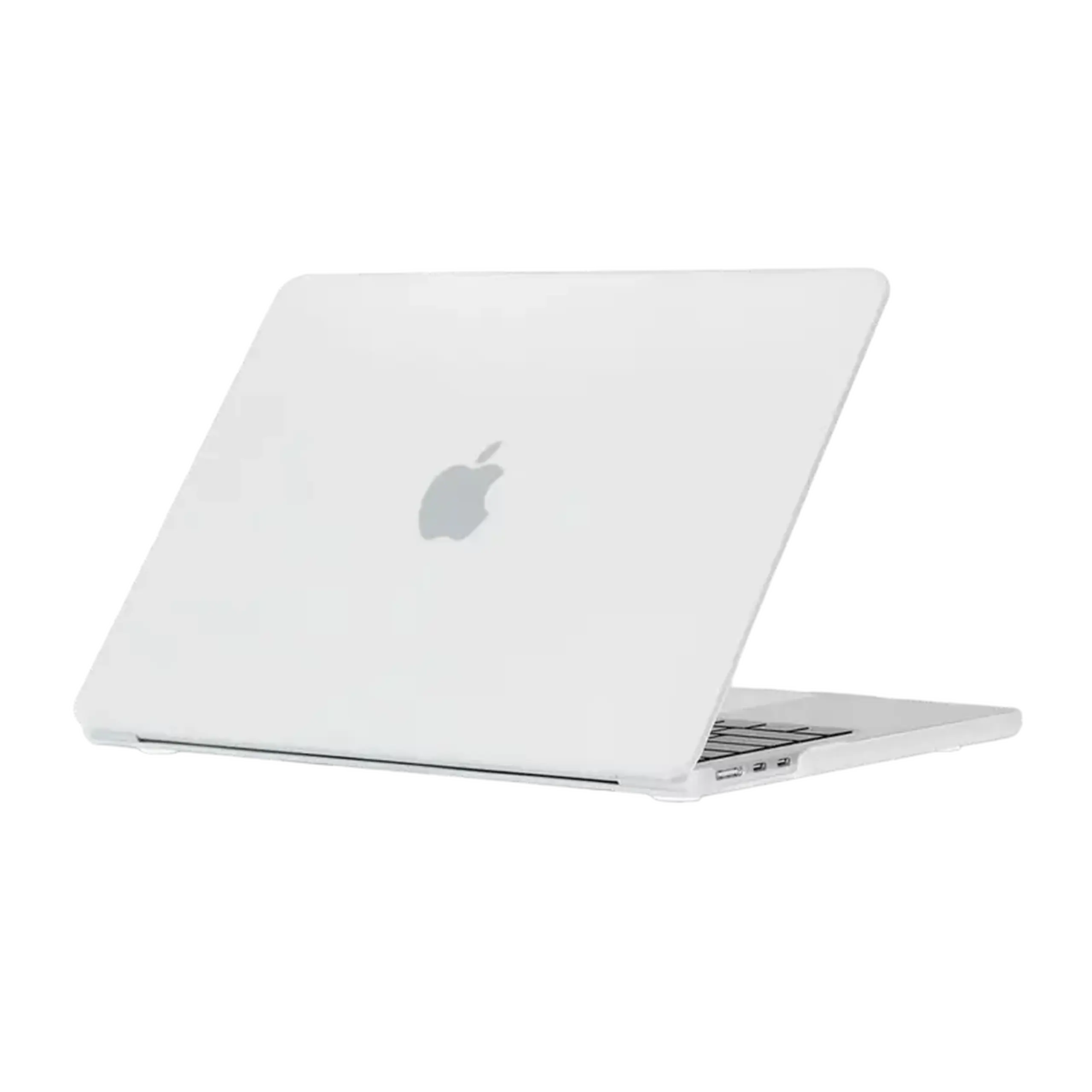 Husă pentru laptop Tech Protect Smartshell Macbook Air 13 (2022), 13.6", Policarbonat, Matte Clear