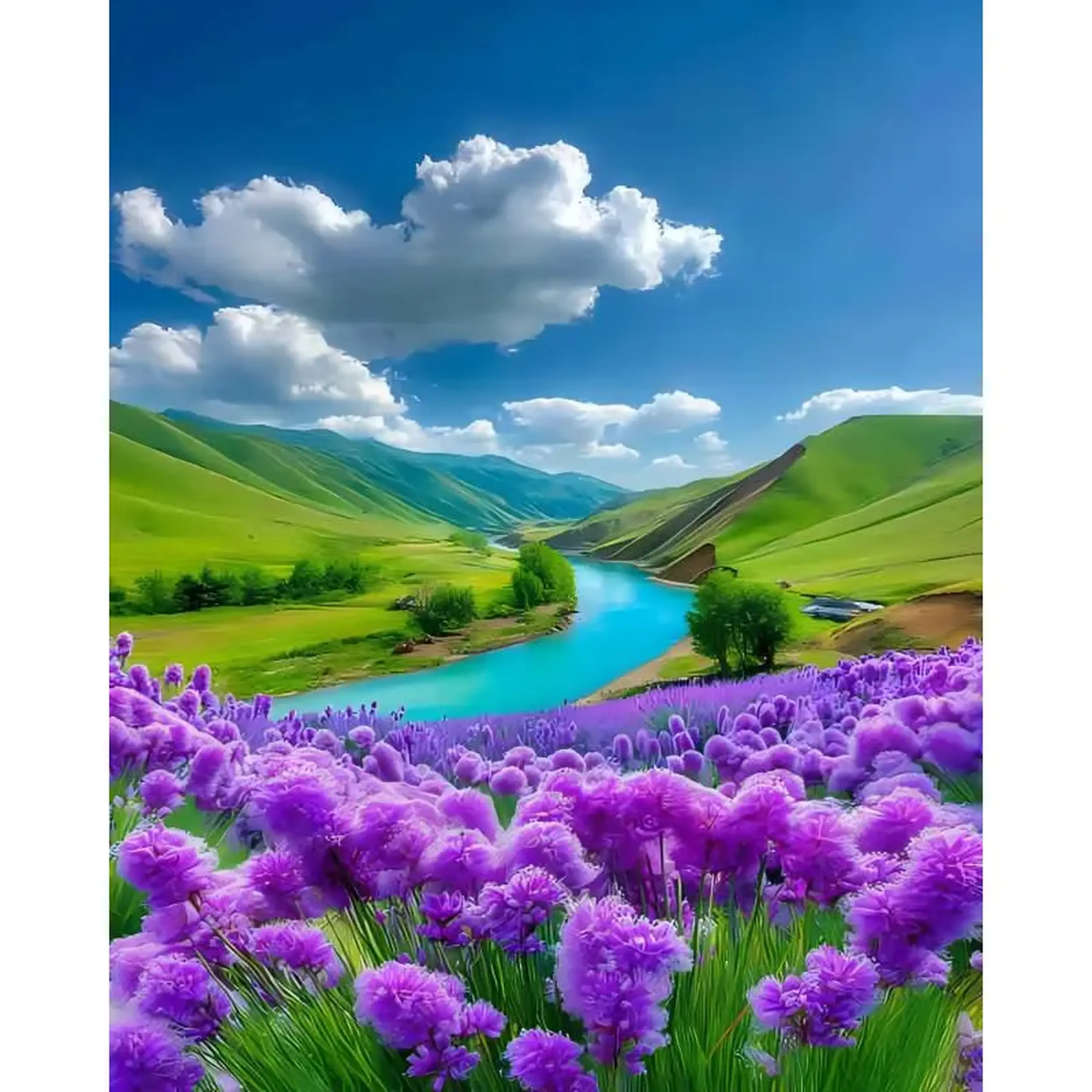 Set pictam pe numere Natura (40*50)