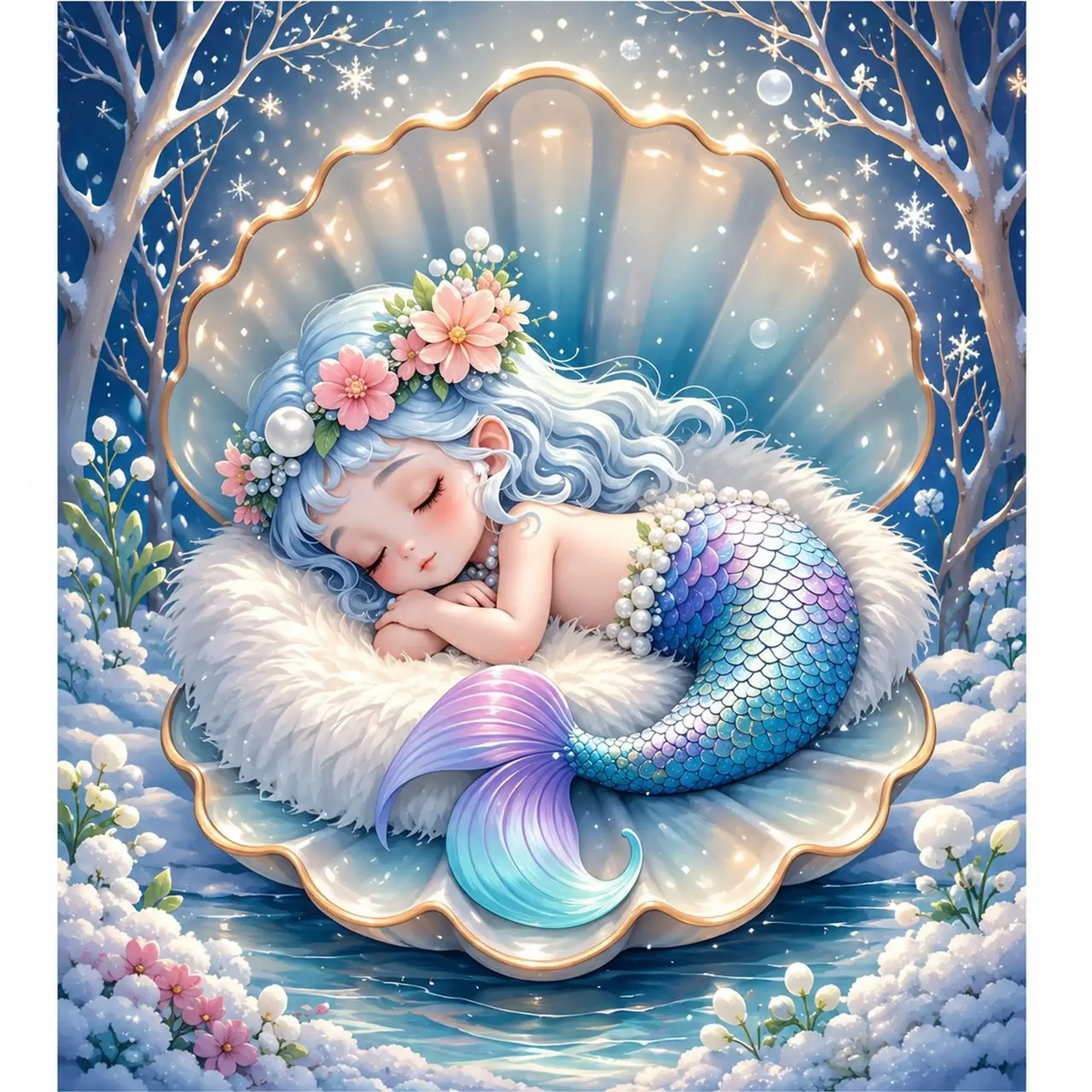 Diamond mozaic Sirena (40*50)