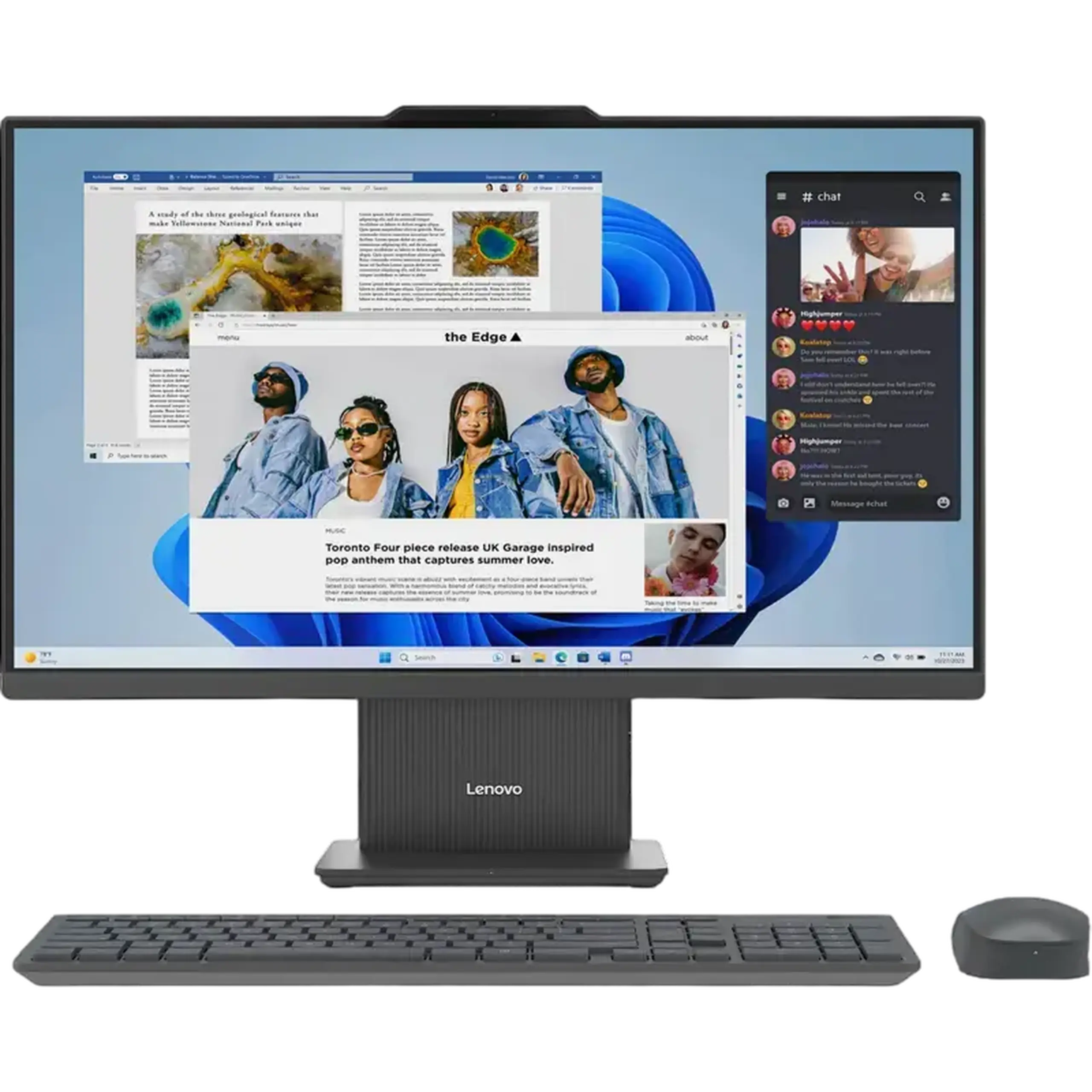 Lenovo AIO IdeaCentre 24ARR9 Luna Grey (23.8" FHD IPS Ryzen 5 7533HS 3.3-4.4GHz, 8GB, 256GB, Wirele