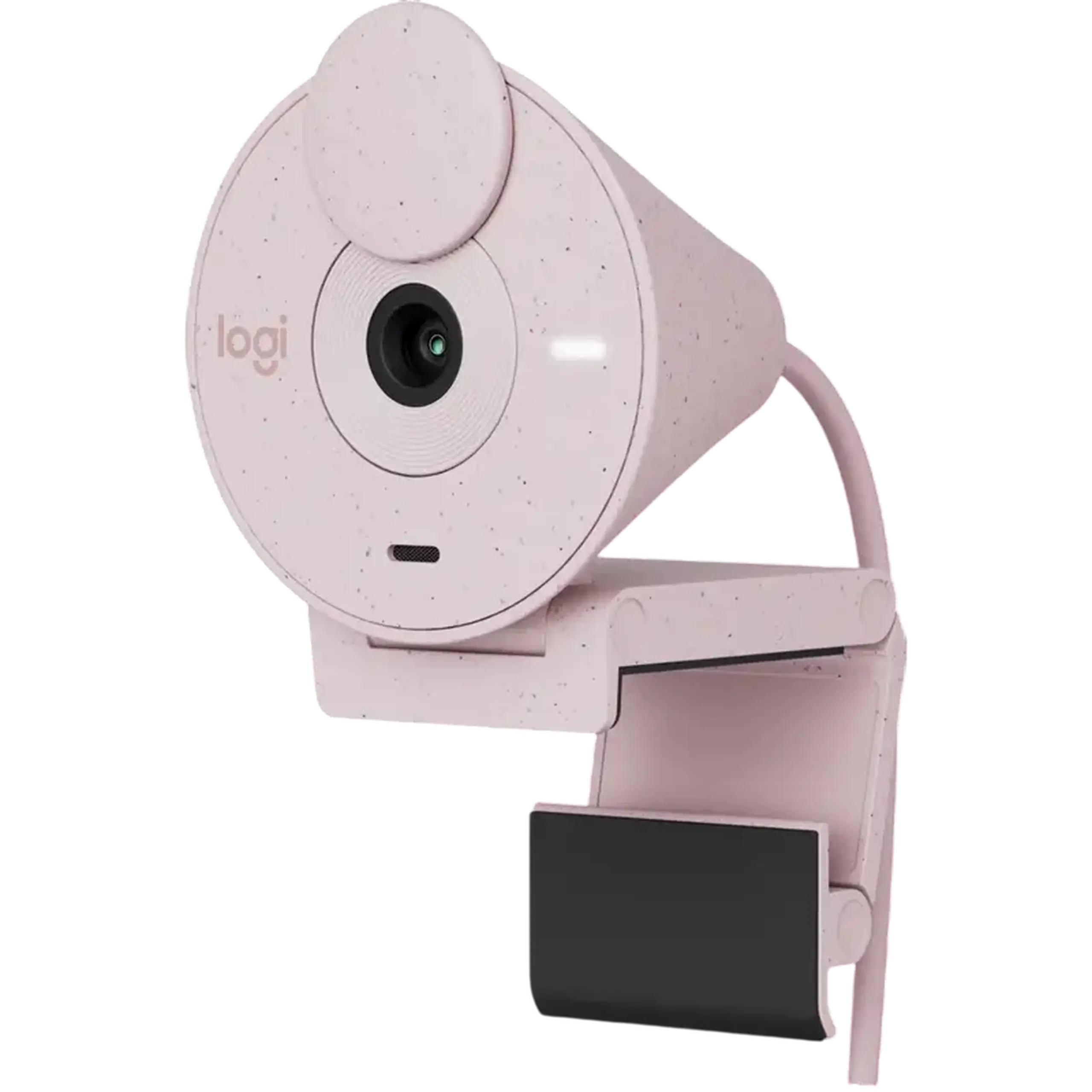 Camera Logitech BRIO 300, 1080p/30fps, FoV 70°, 2MP, Fixed Focus, Shutter, 1.5m, Type C, Rose