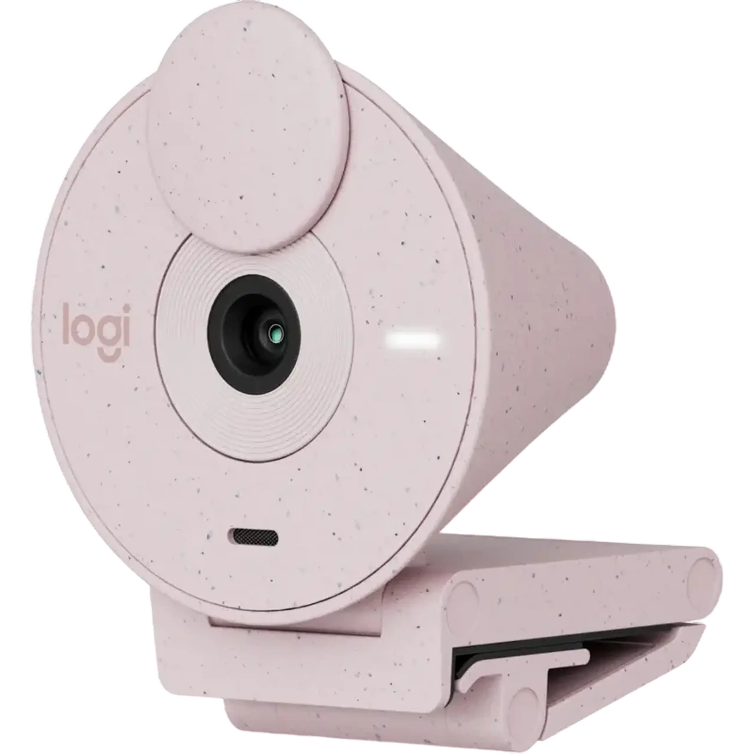 Camera Logitech BRIO 300, 1080p/30fps, FoV 70°, 2MP, Fixed Focus, Shutter, 1.5m, Type C, Rose