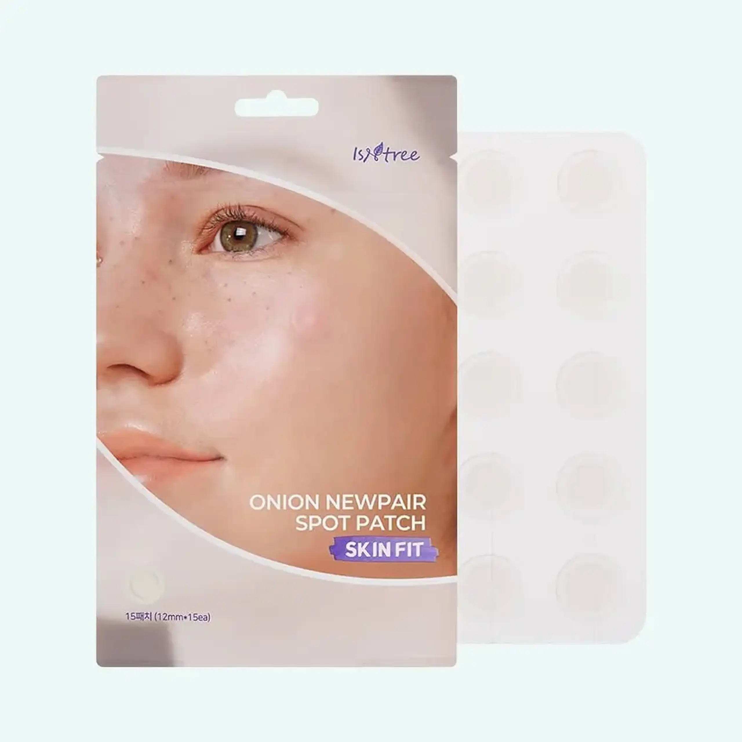 Plasturi hidrocoloidali pentru acne Onion Newpair Spot Patch [Skin Fit] 12Mmx15pcs