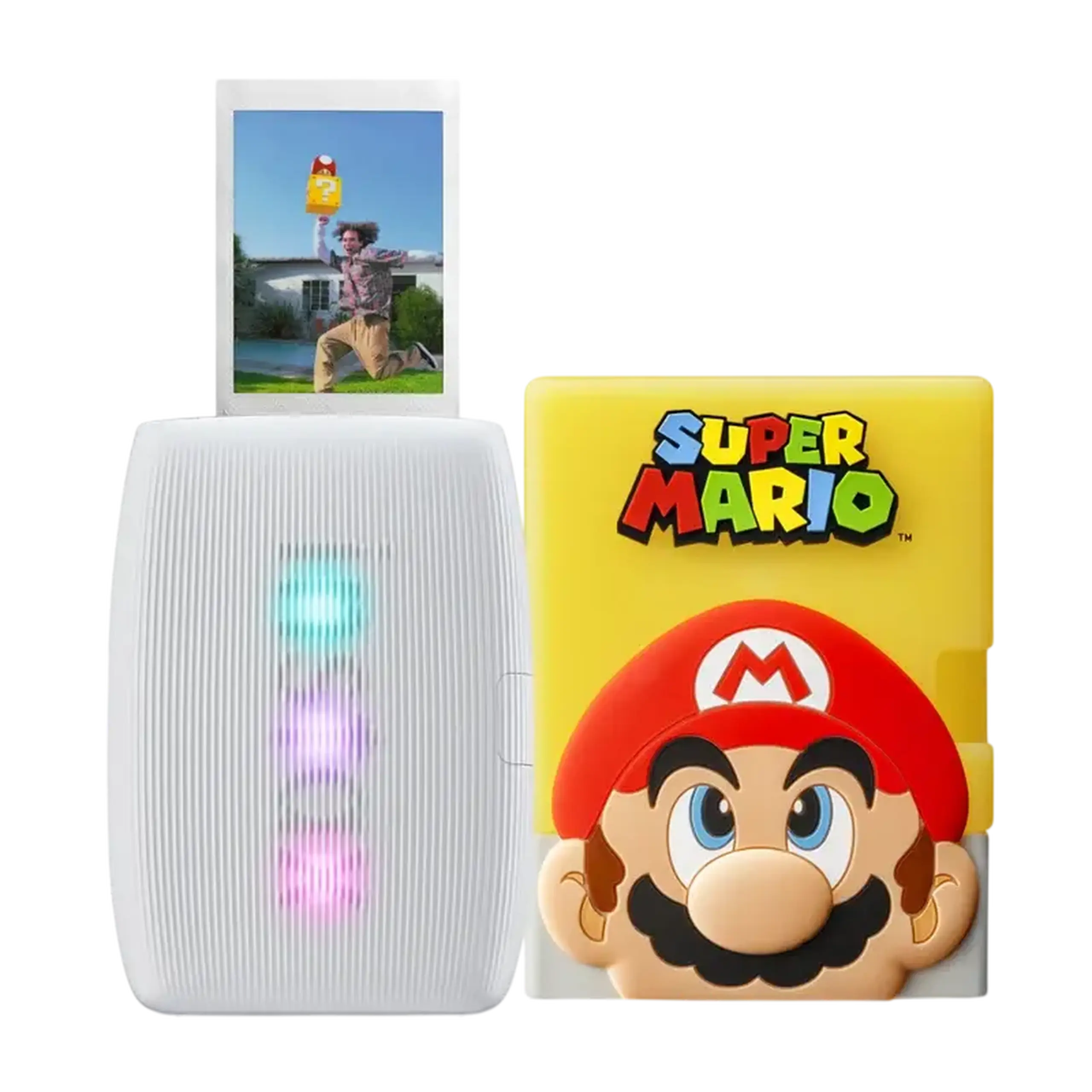 Imprimantă foto Fujifilm Instax Mini Link 3 Super Mario Edition, 54 x 86 mm, Clay White