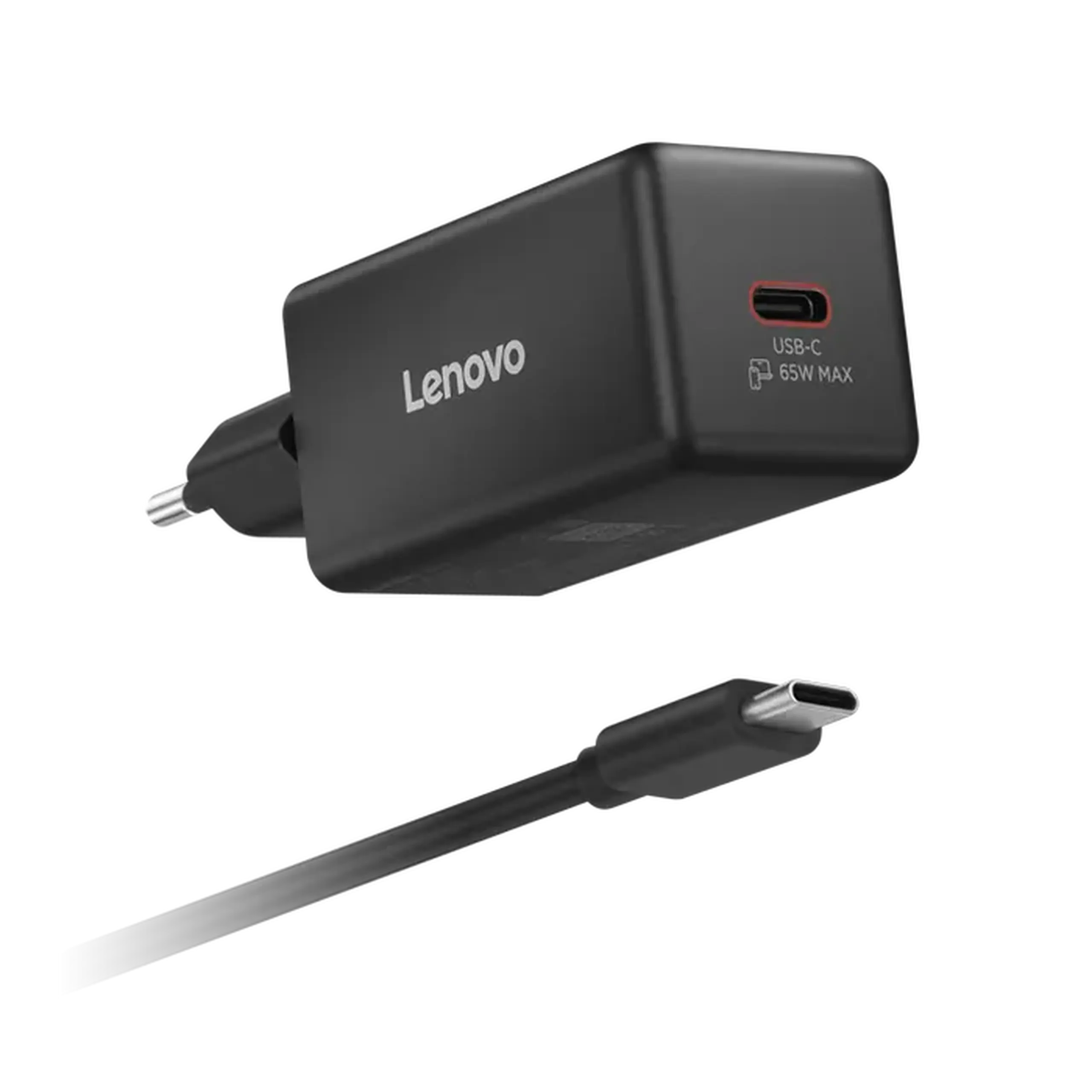 Încărcător Lenovo Mini GaN Charger, 65W, Negru