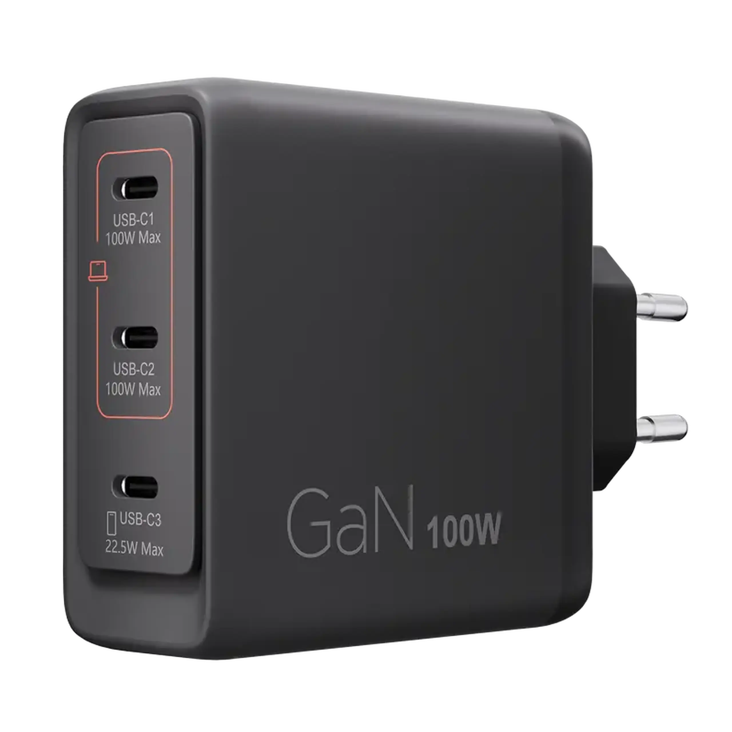 Încărcător Lenovo Multi-port GaN Charger, 100W, Negru