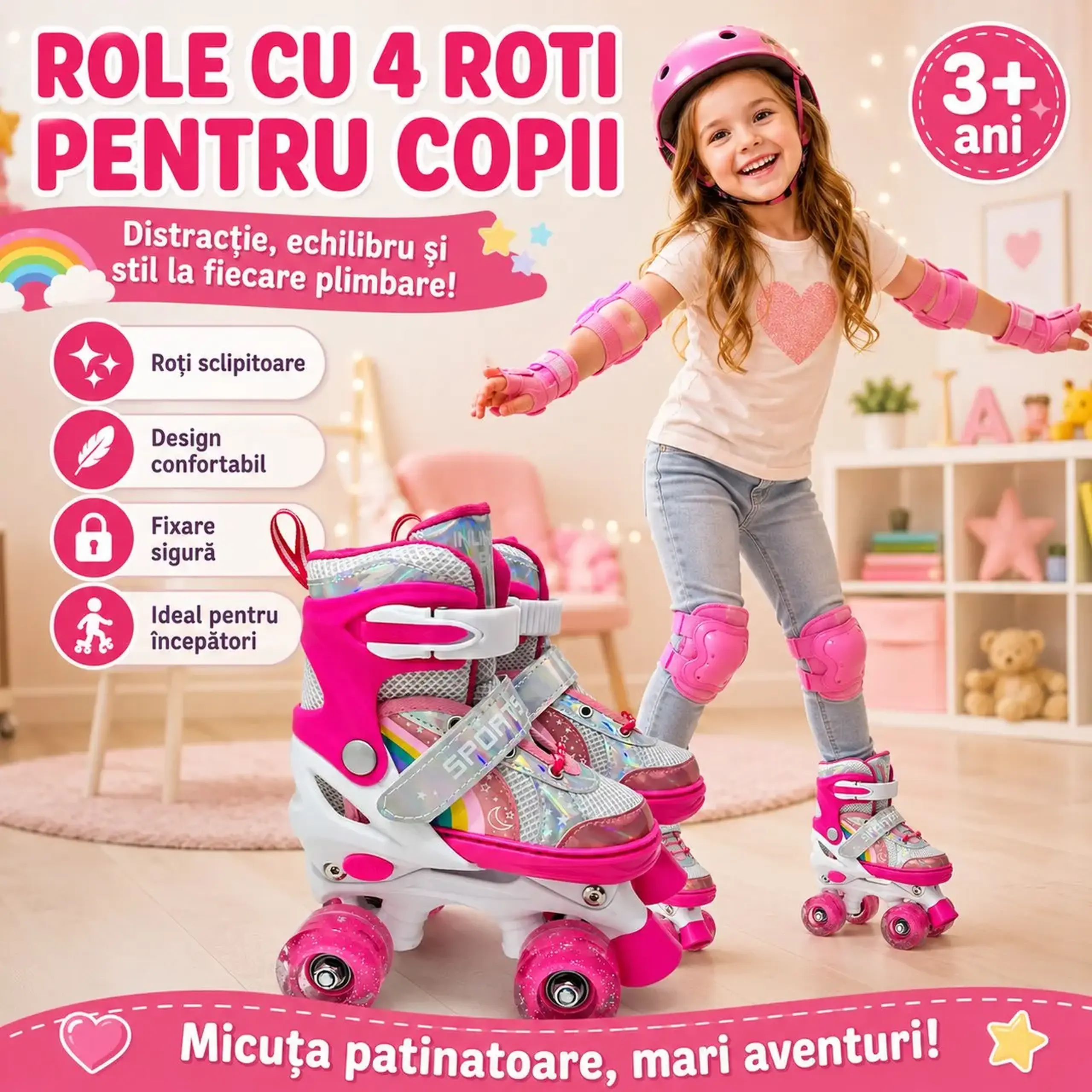 Role roz marimea S