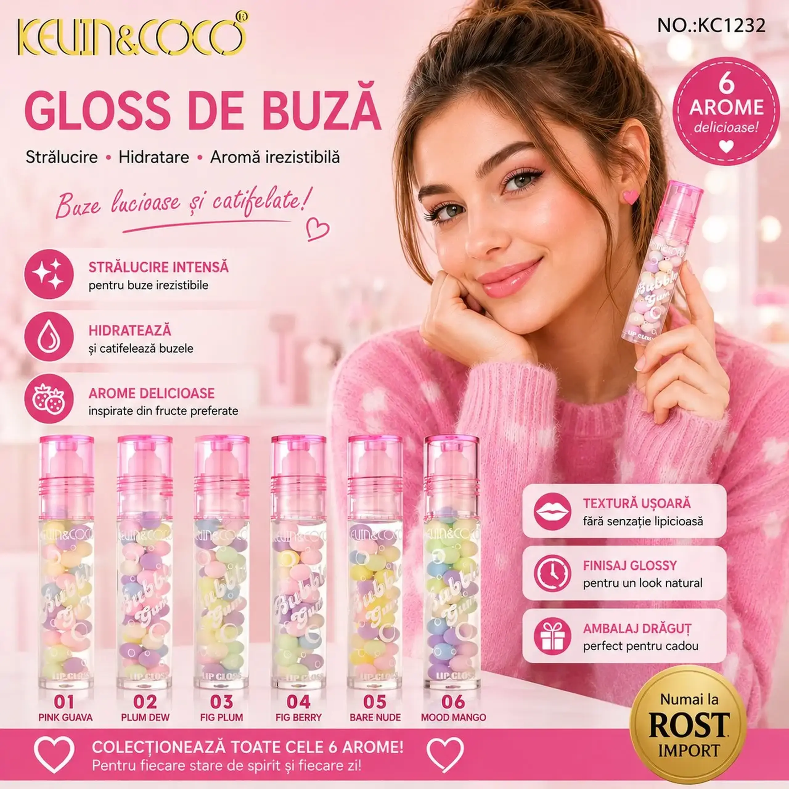 Set cosmetica ruj (36buc)