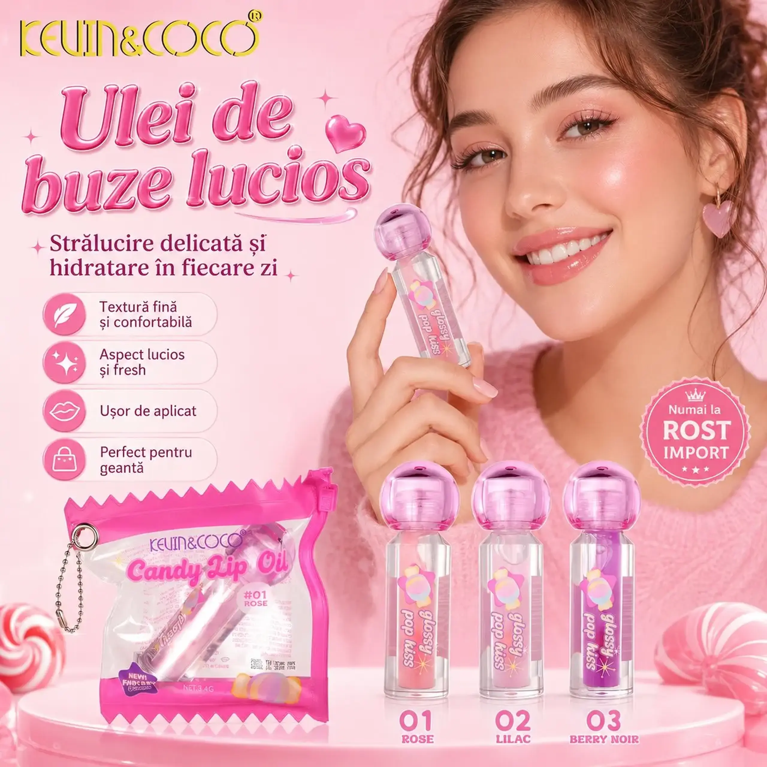 Set cosmetica ruj (12buc)