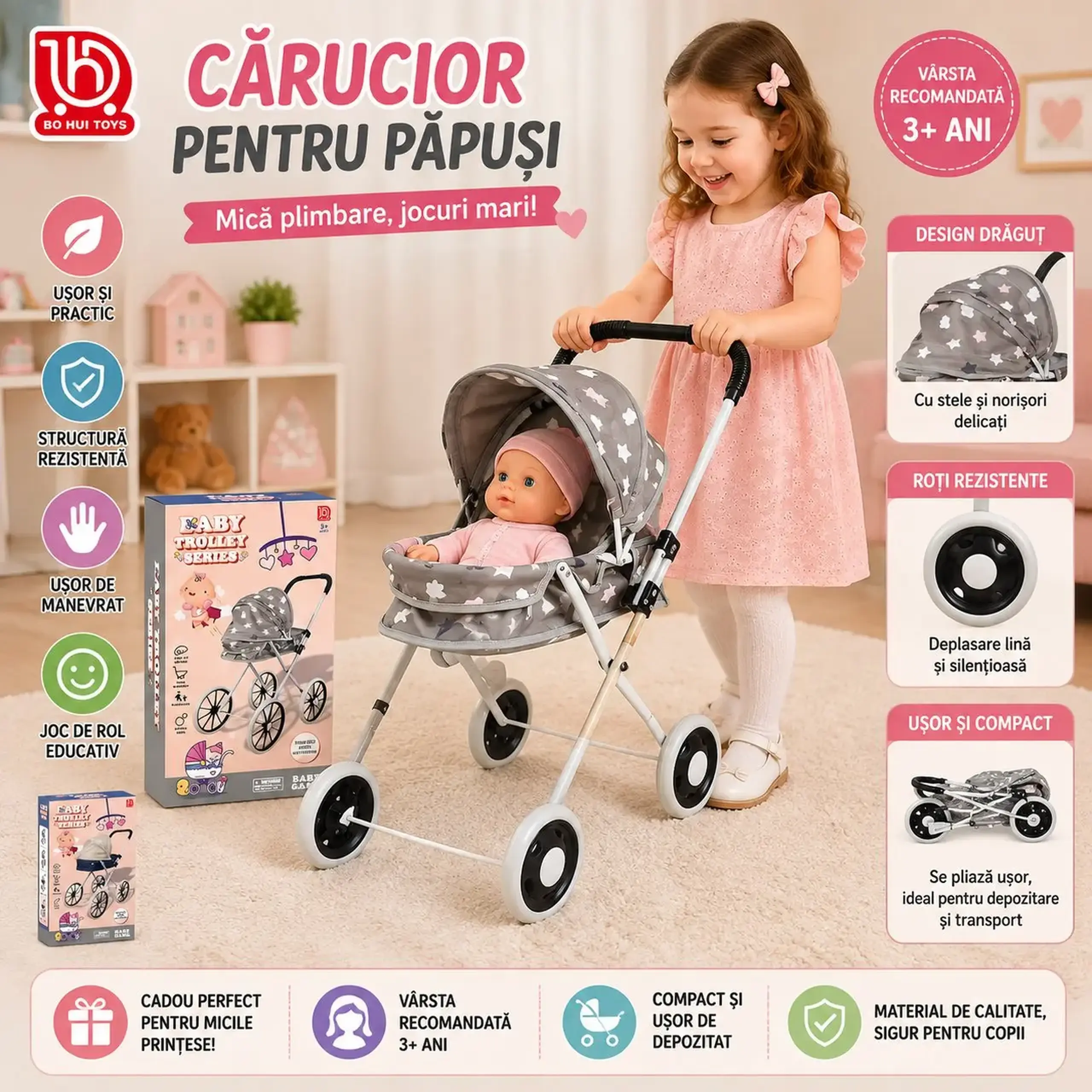 Carucior pentru papusi