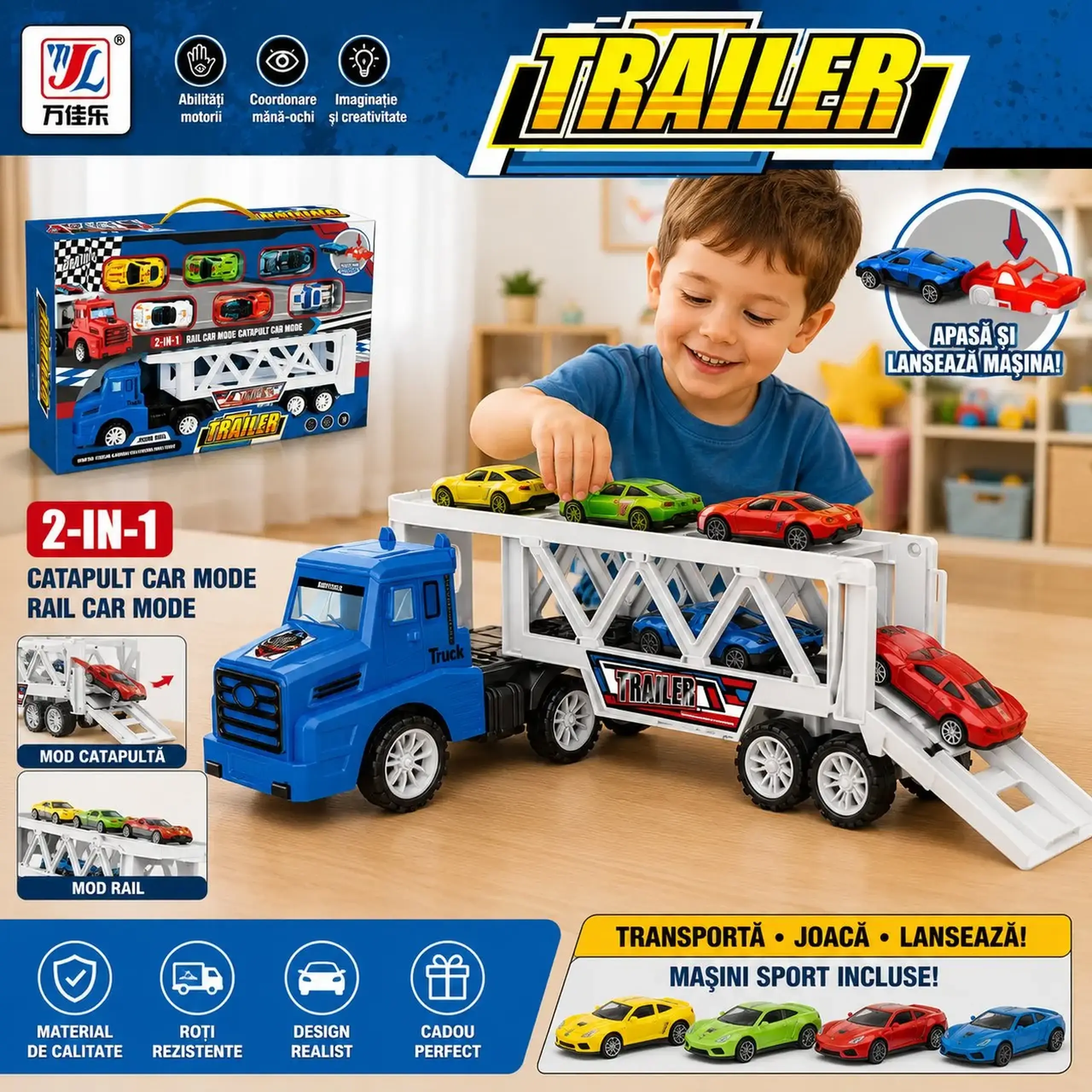 Set truck cu masini