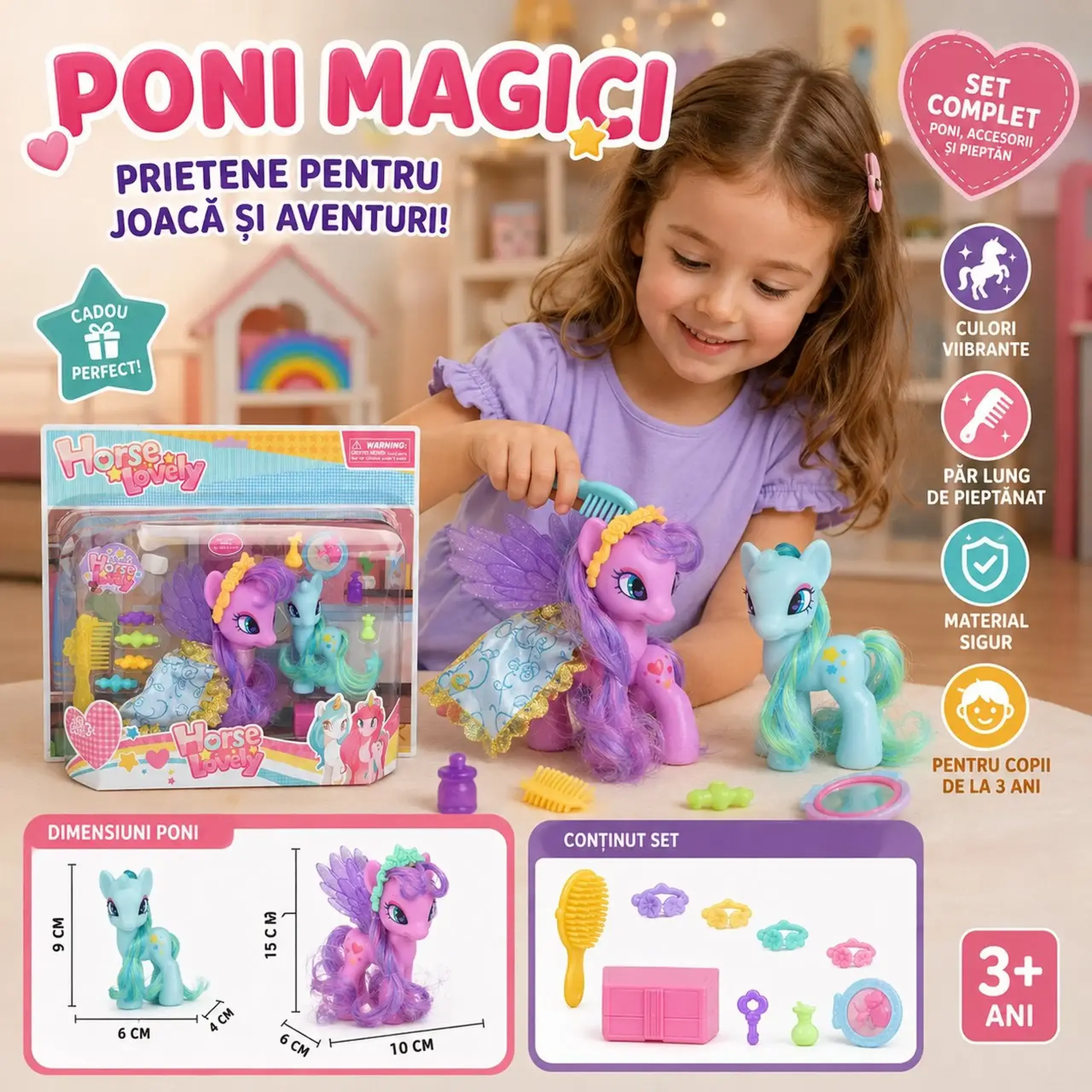 Poni cu accesorii