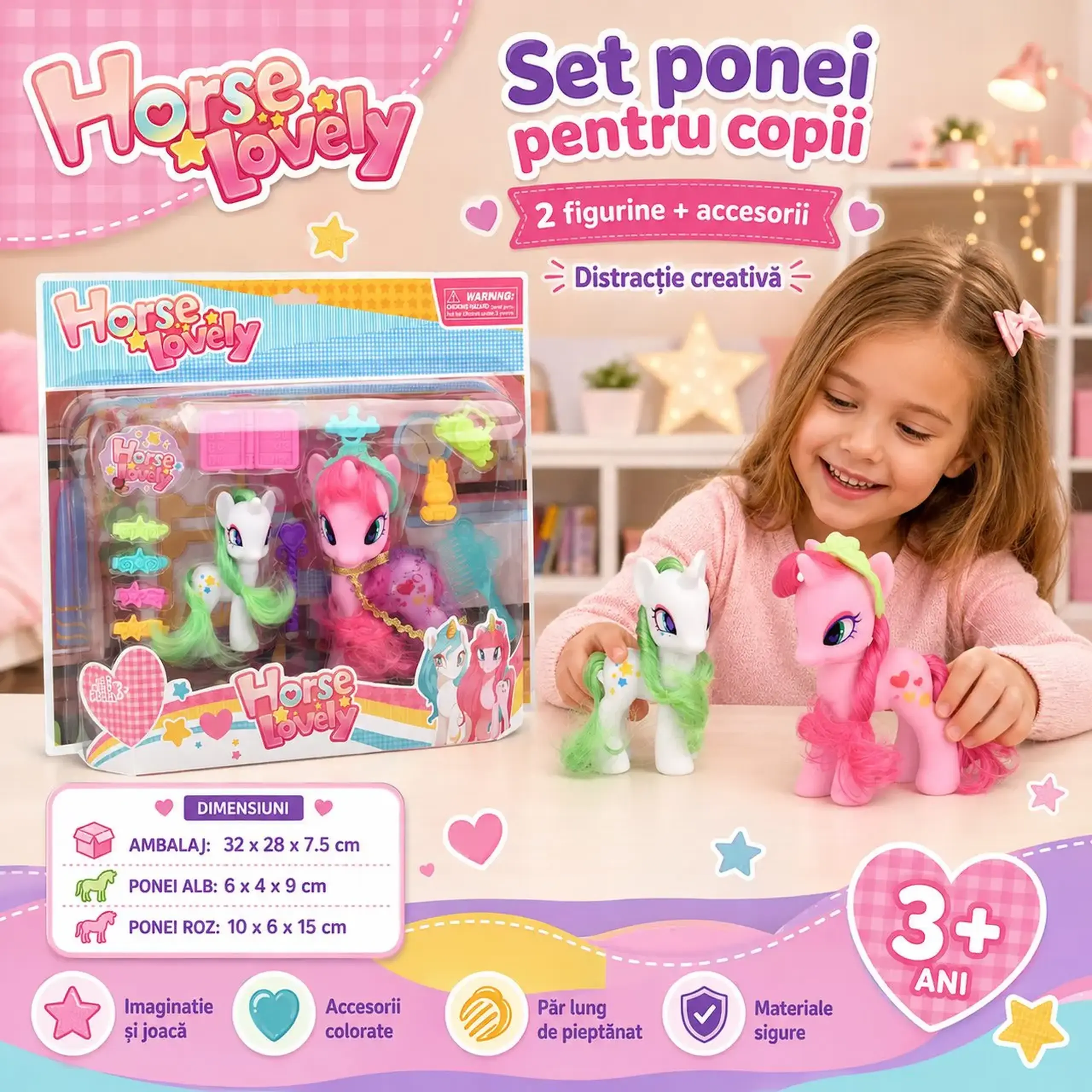 Poni cu accesorii