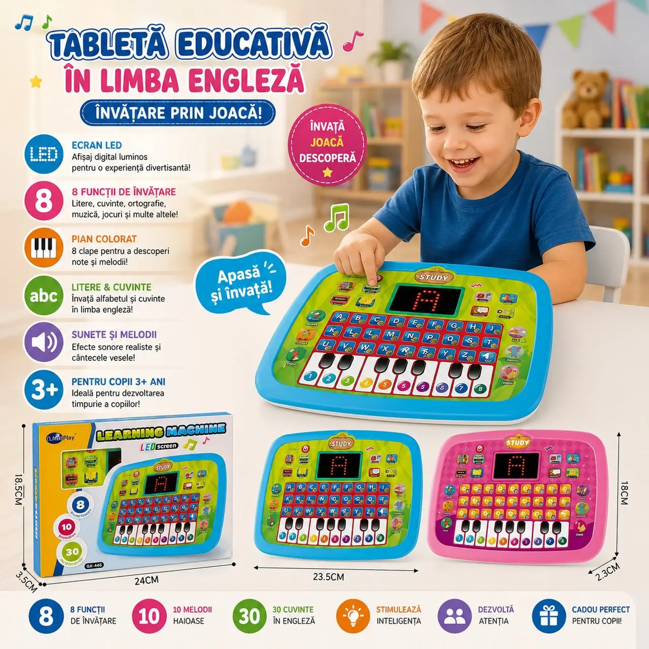 Tableta cu functii