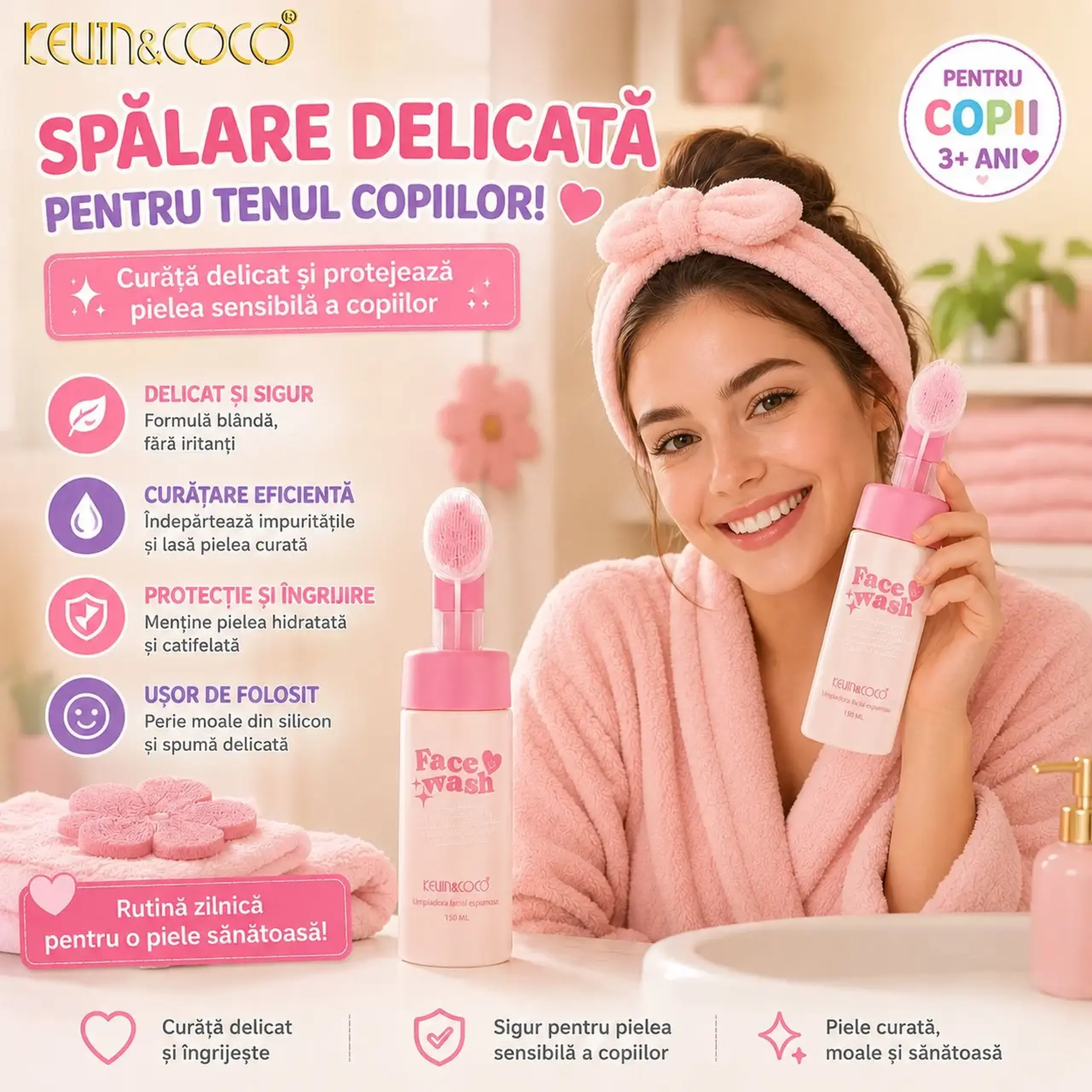 Cosmetica demachiant facial 150ml