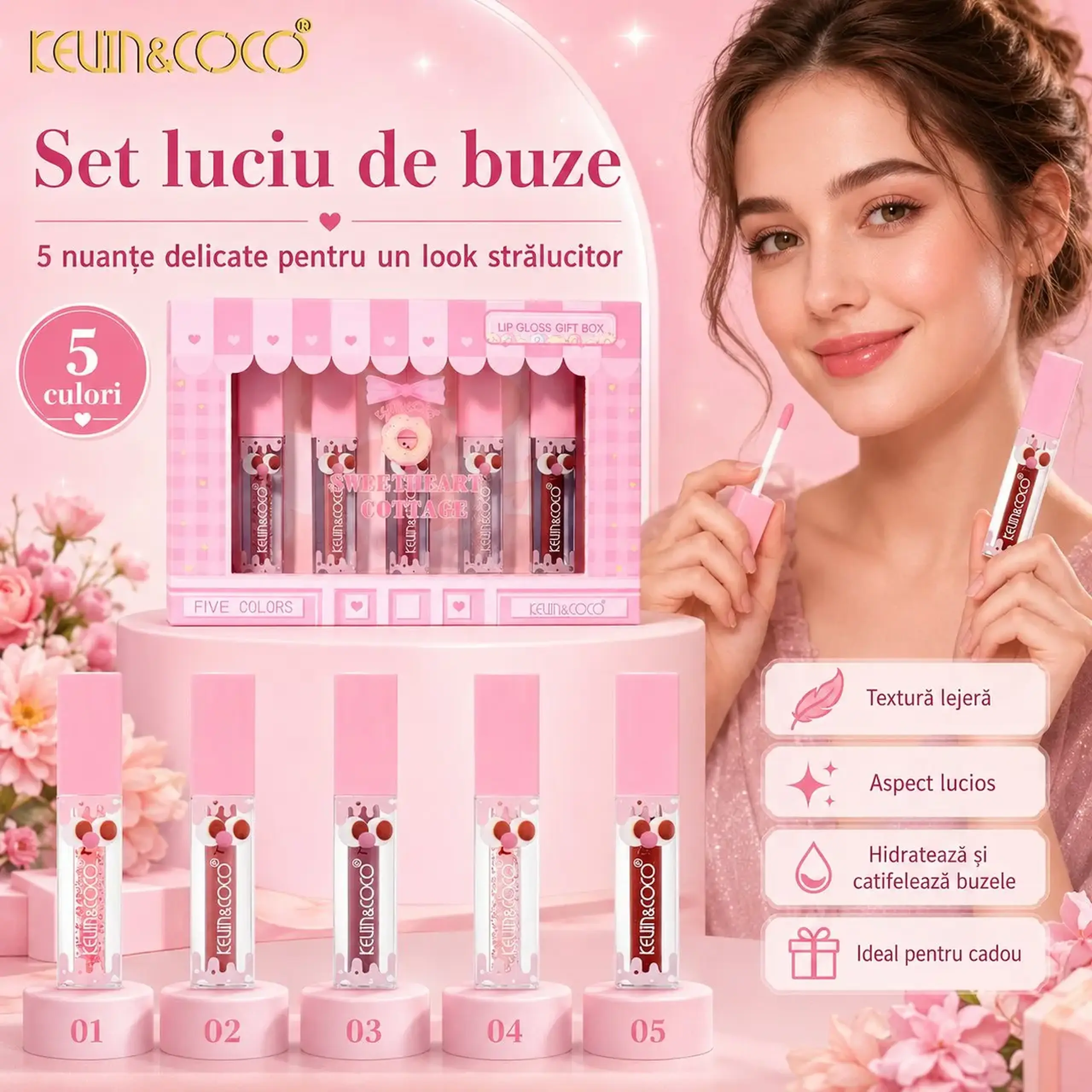 Set cosmetica ruj