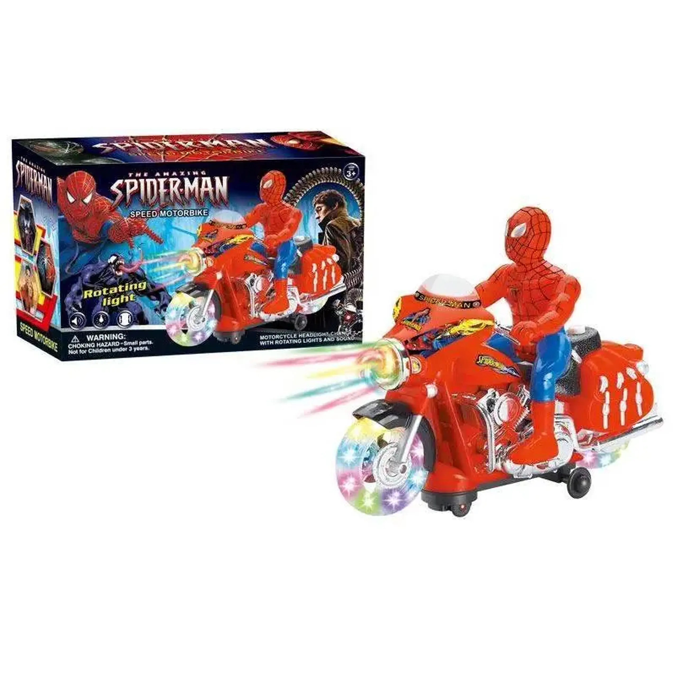 Motocicleta cu muzica si lumini