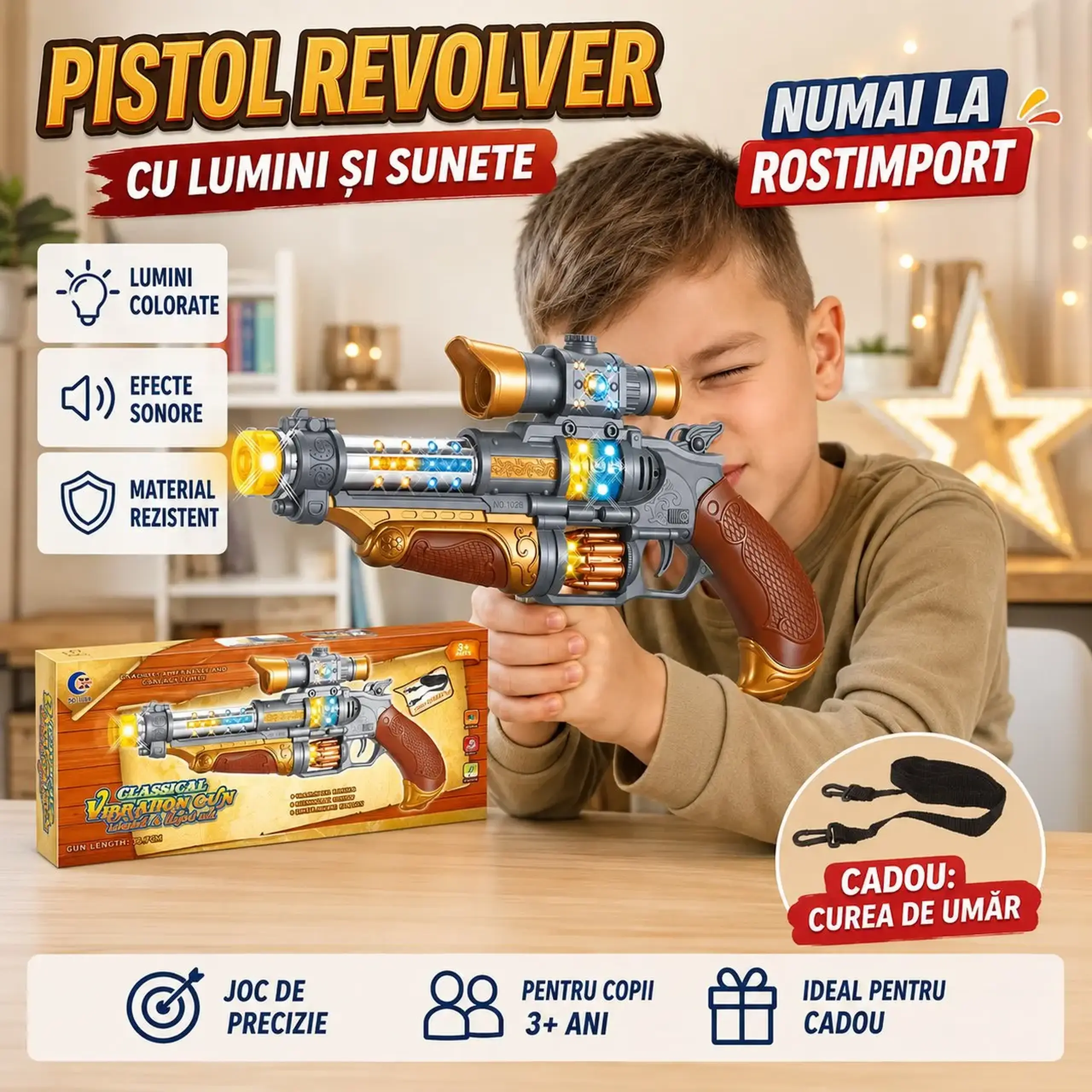 Arma cu sunet si lumini