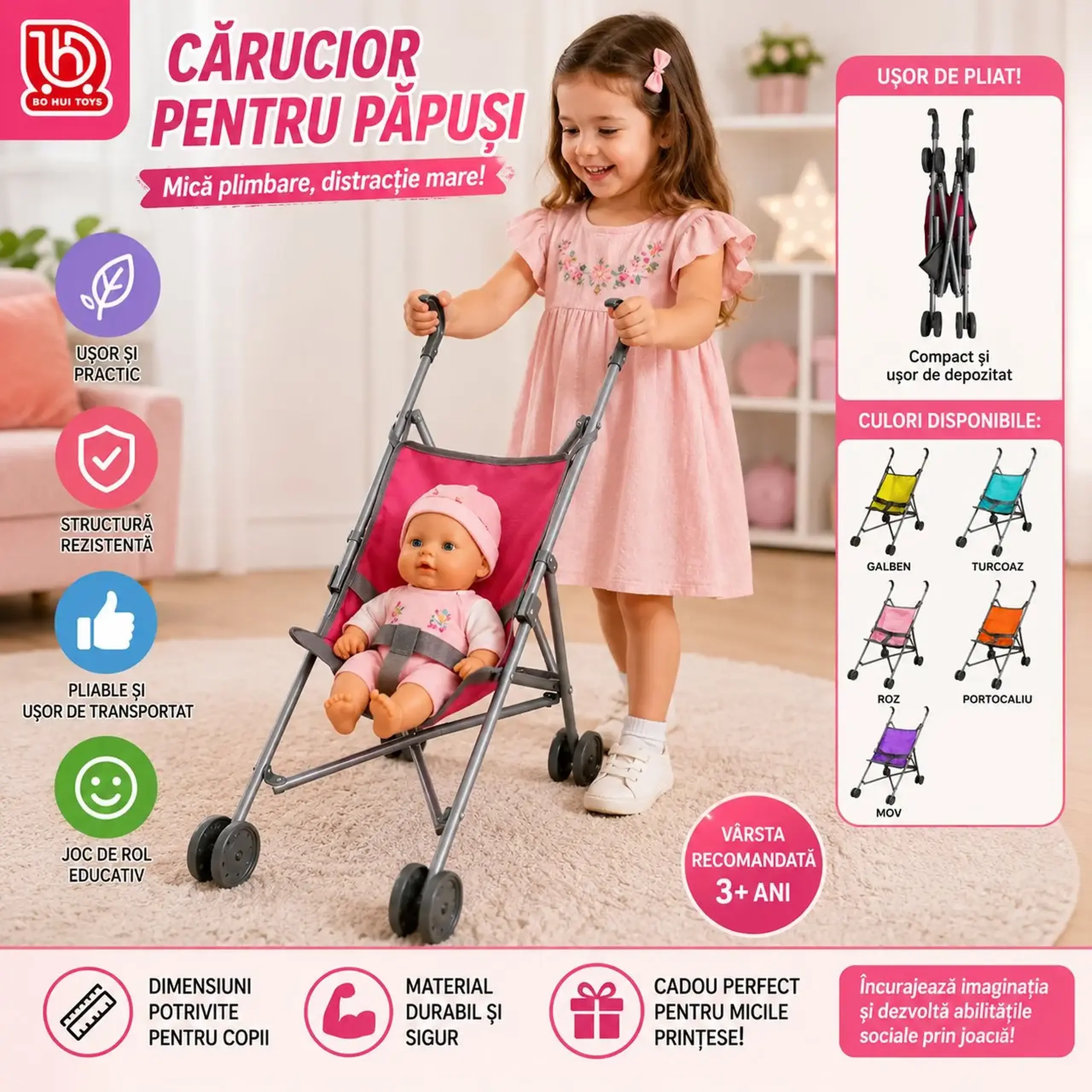 Carucior pentru papusi