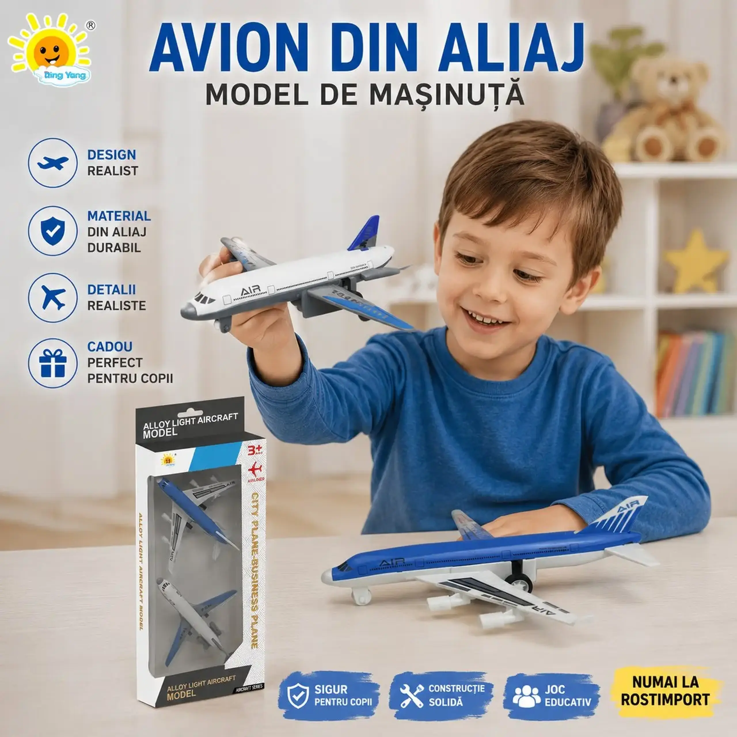 Set avioane din metal (2pcs)