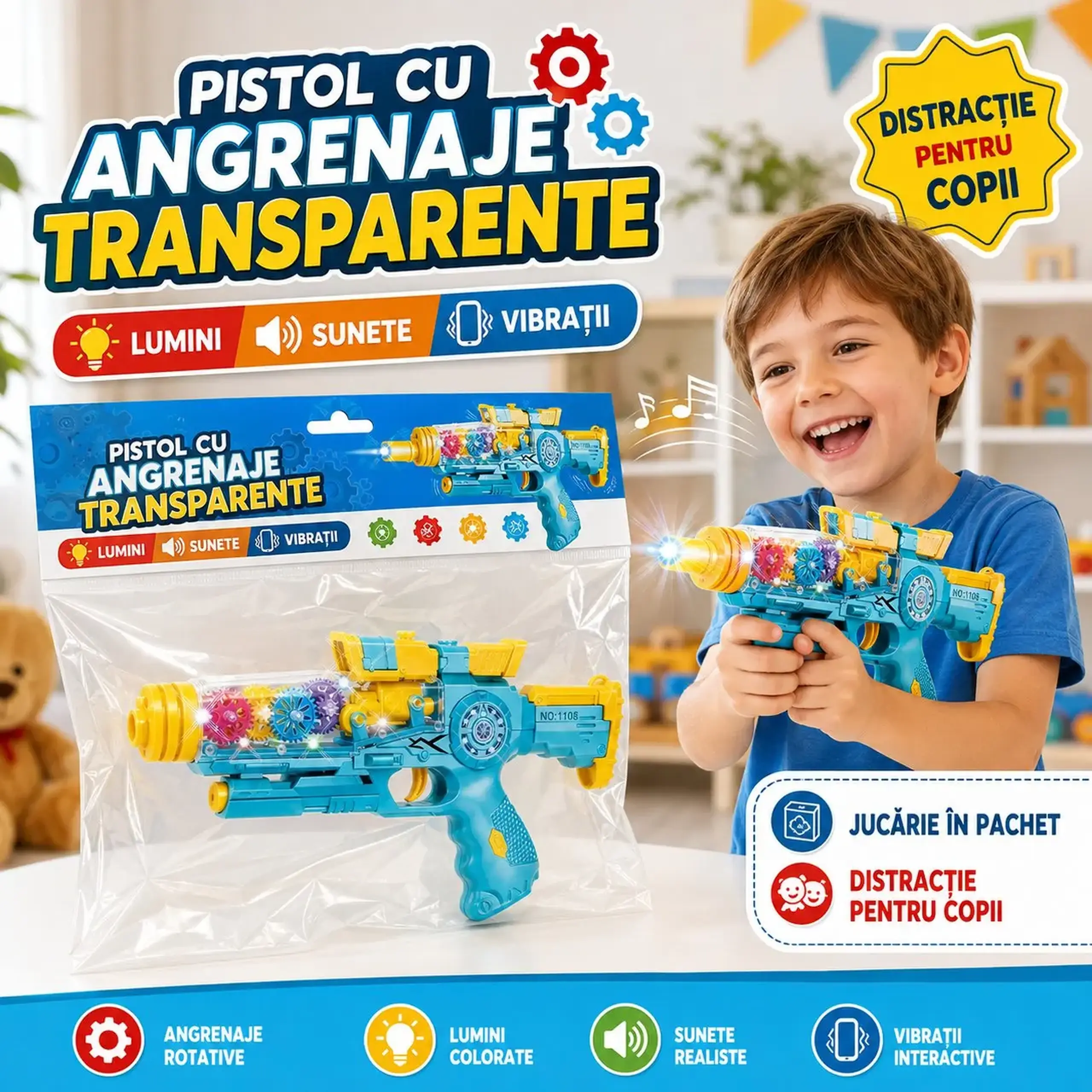 Arma cu sunet si lumini